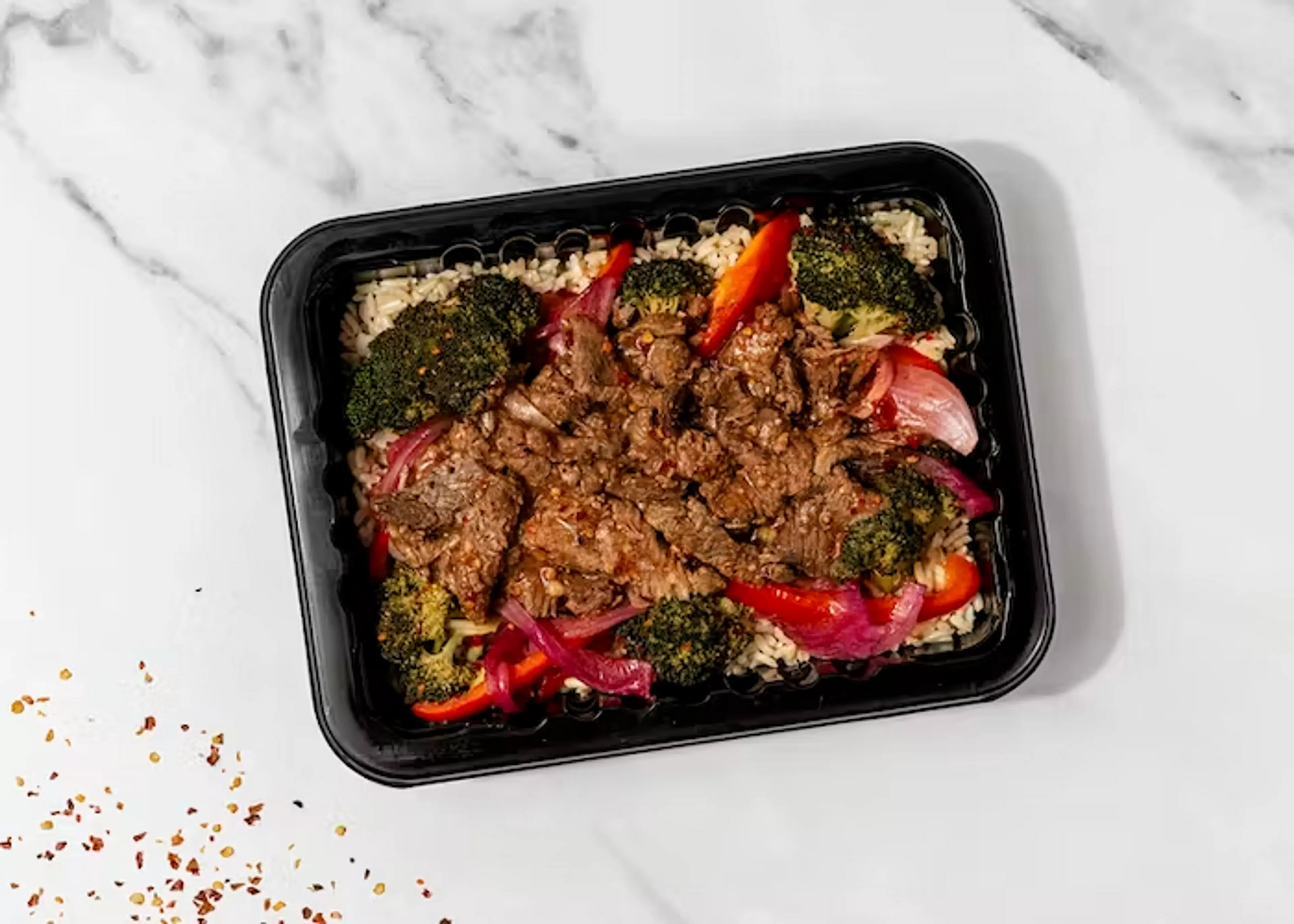 Sweet Chili Beef & Broccoli Stir-Fry with Rice