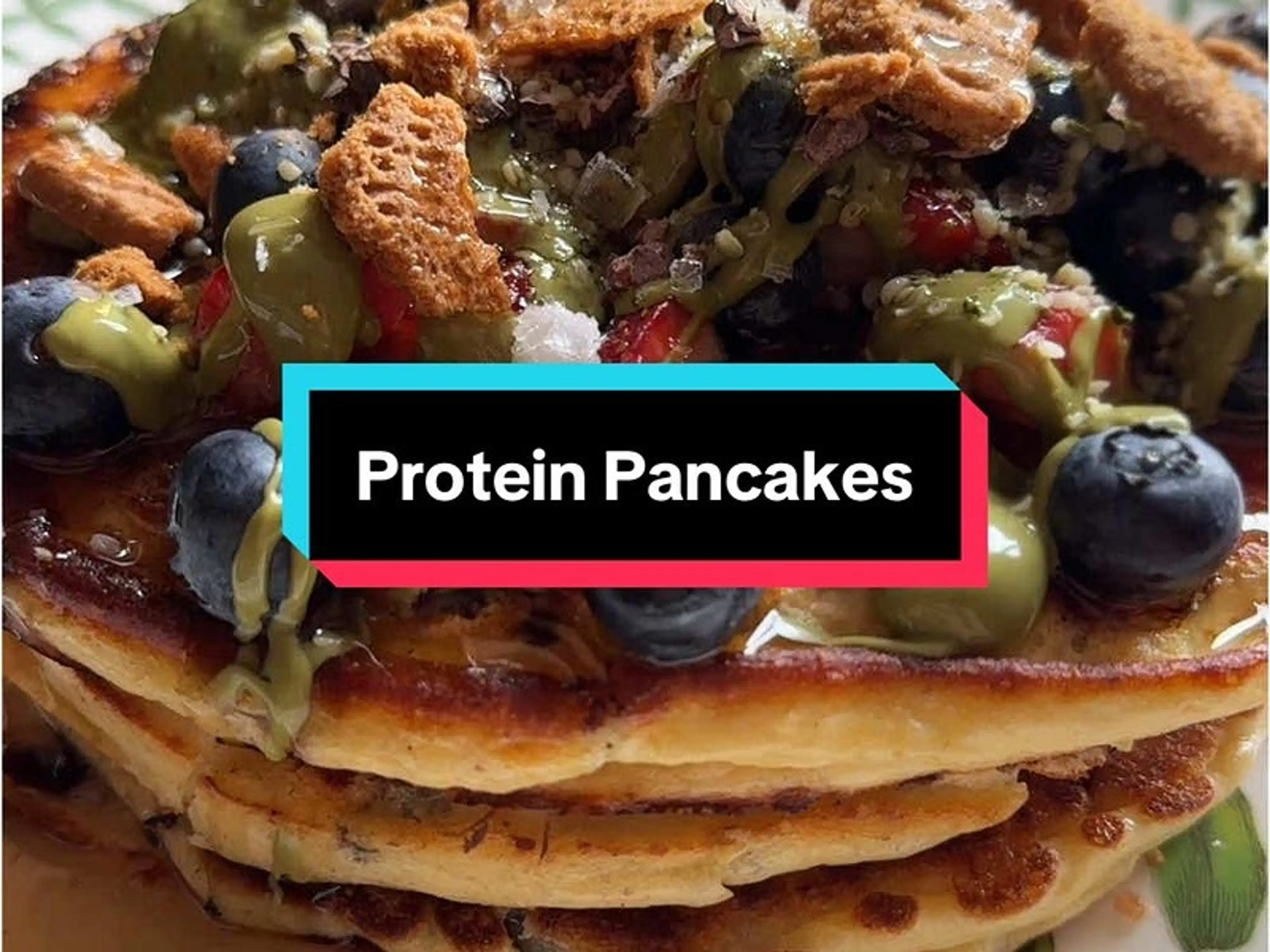 Cottage cheese Protein Pancakes