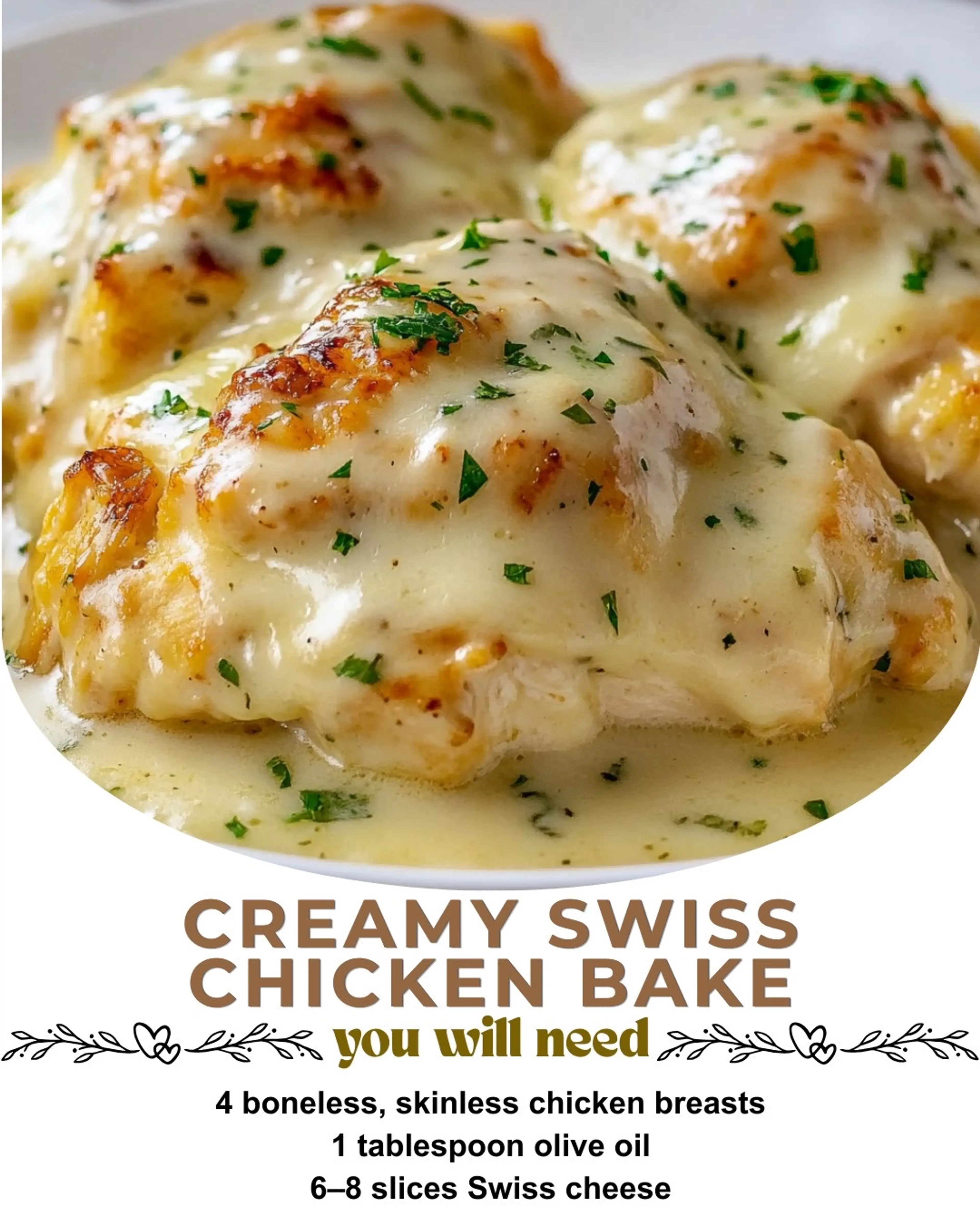 Creamy Swiss Chicken - Bake