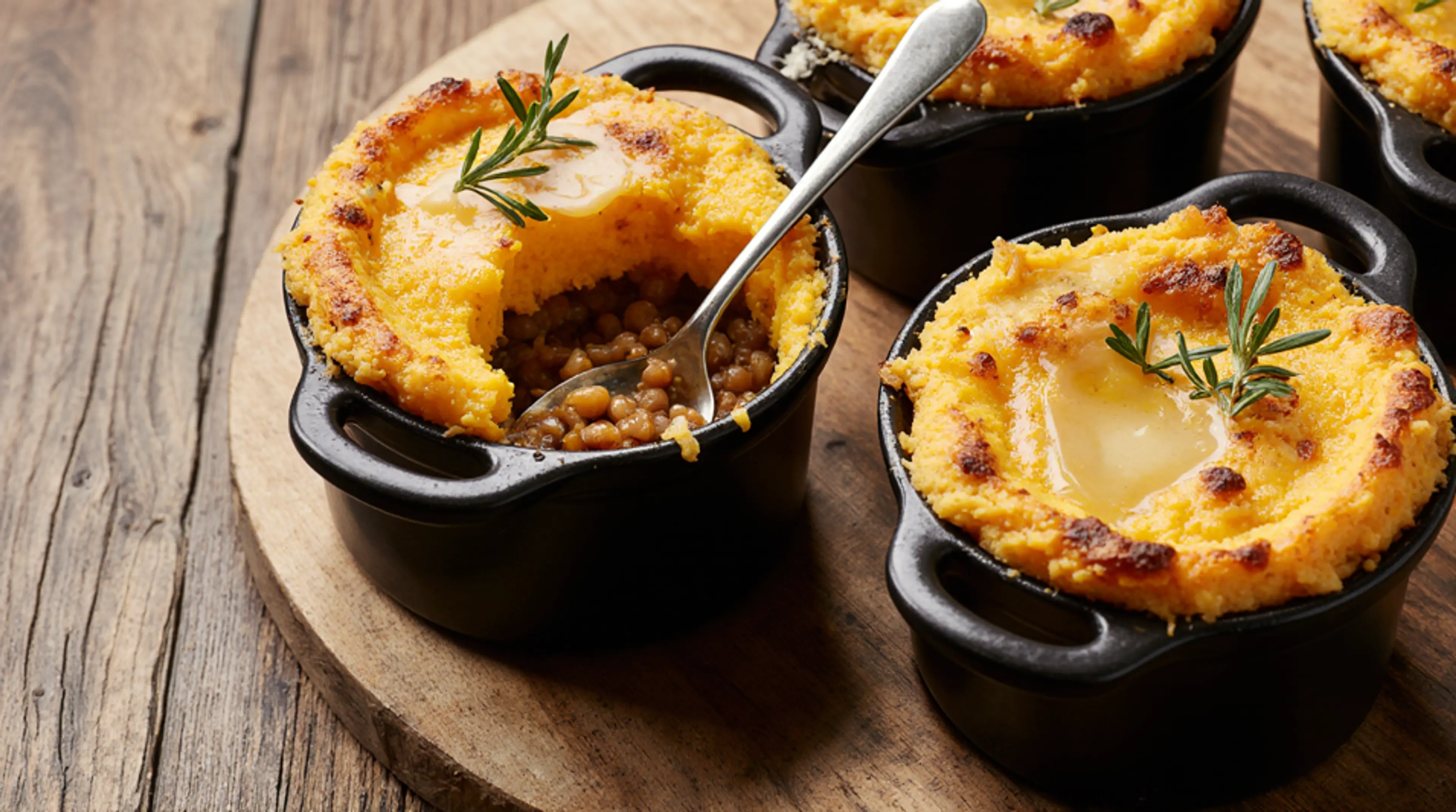Sweet Potato Lentil Cottage Pie
