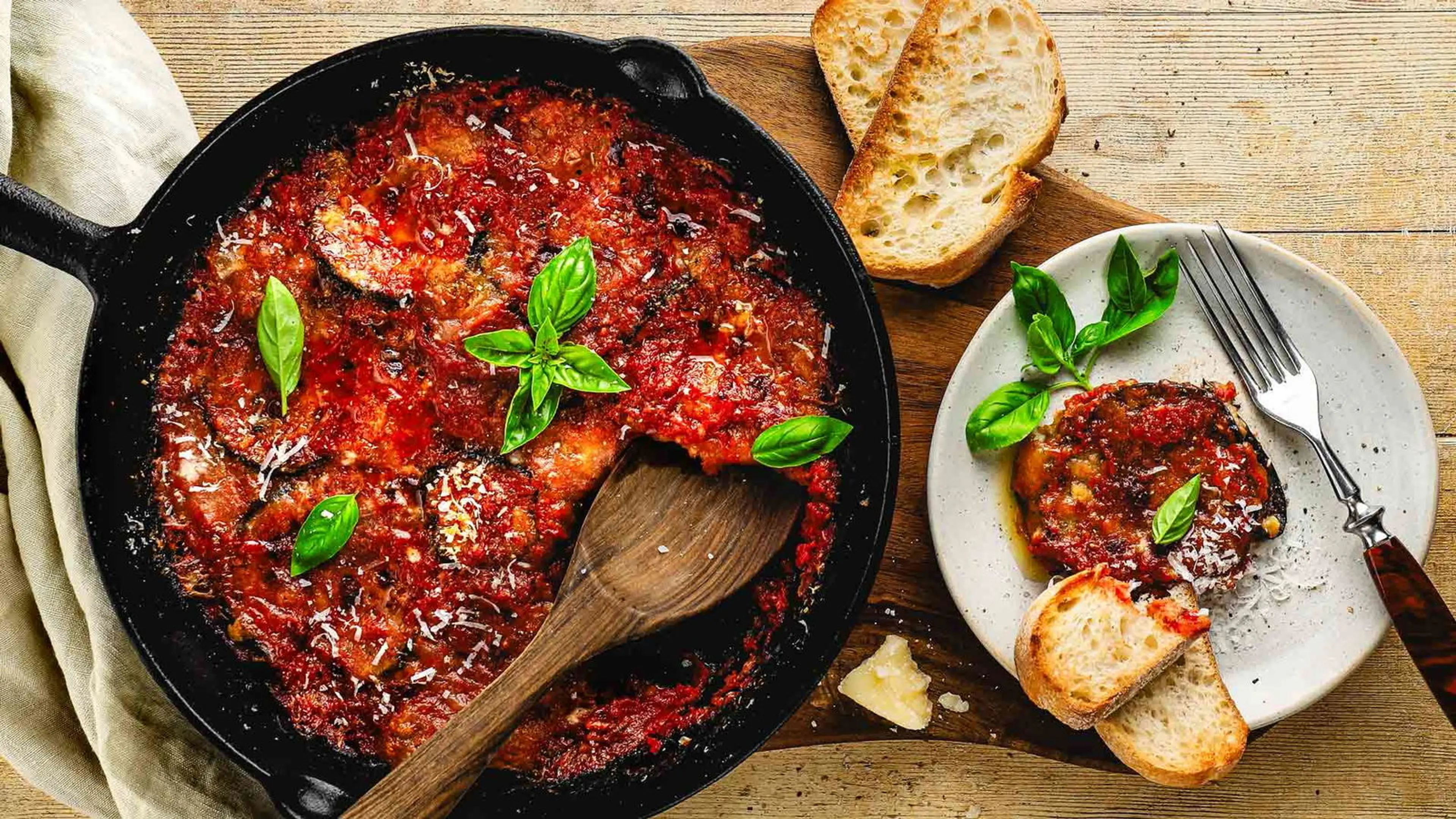 Aubergine à la Parmigiana