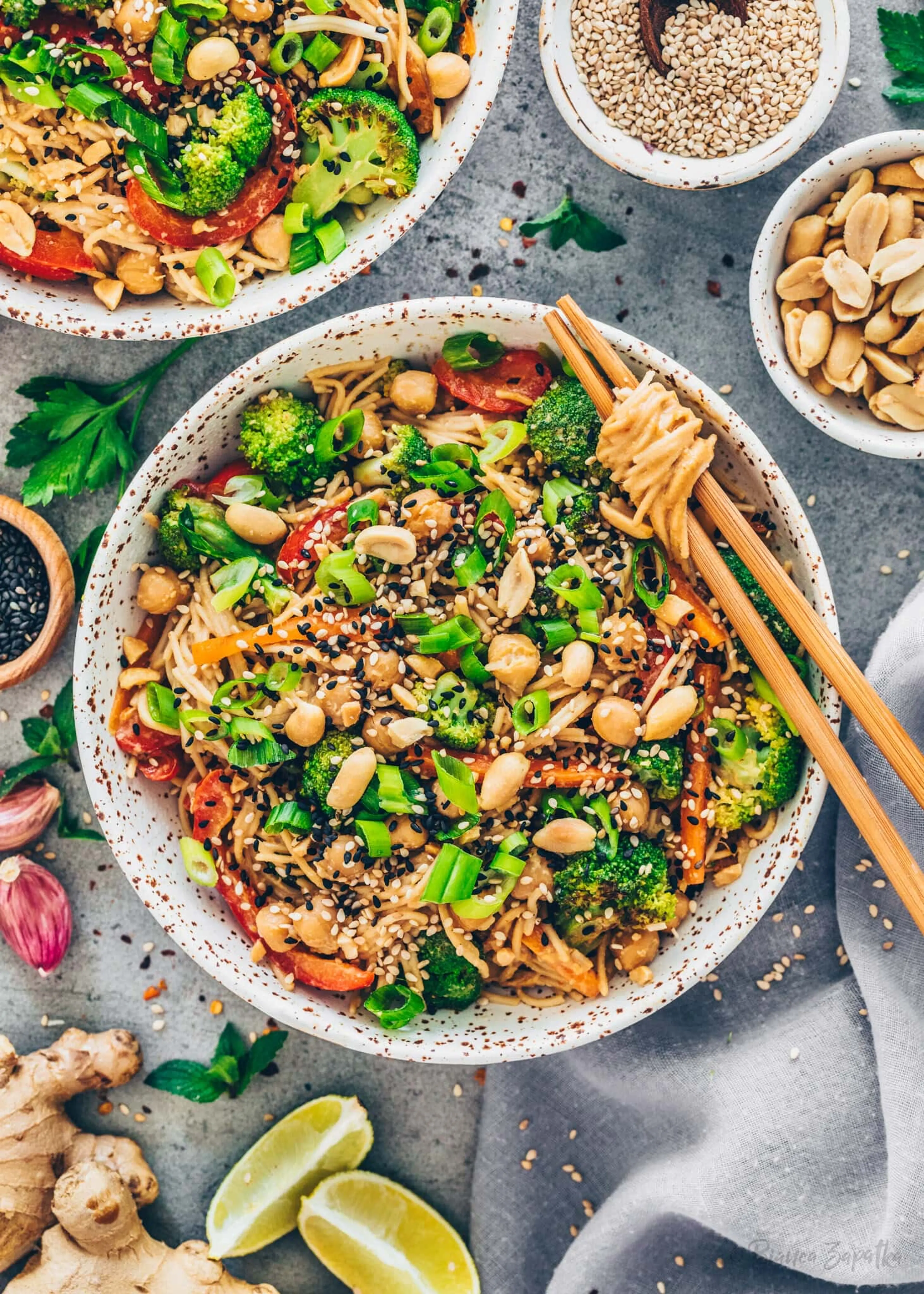 Chinesische Sesam-Nudeln in 15-Minuten selber machen