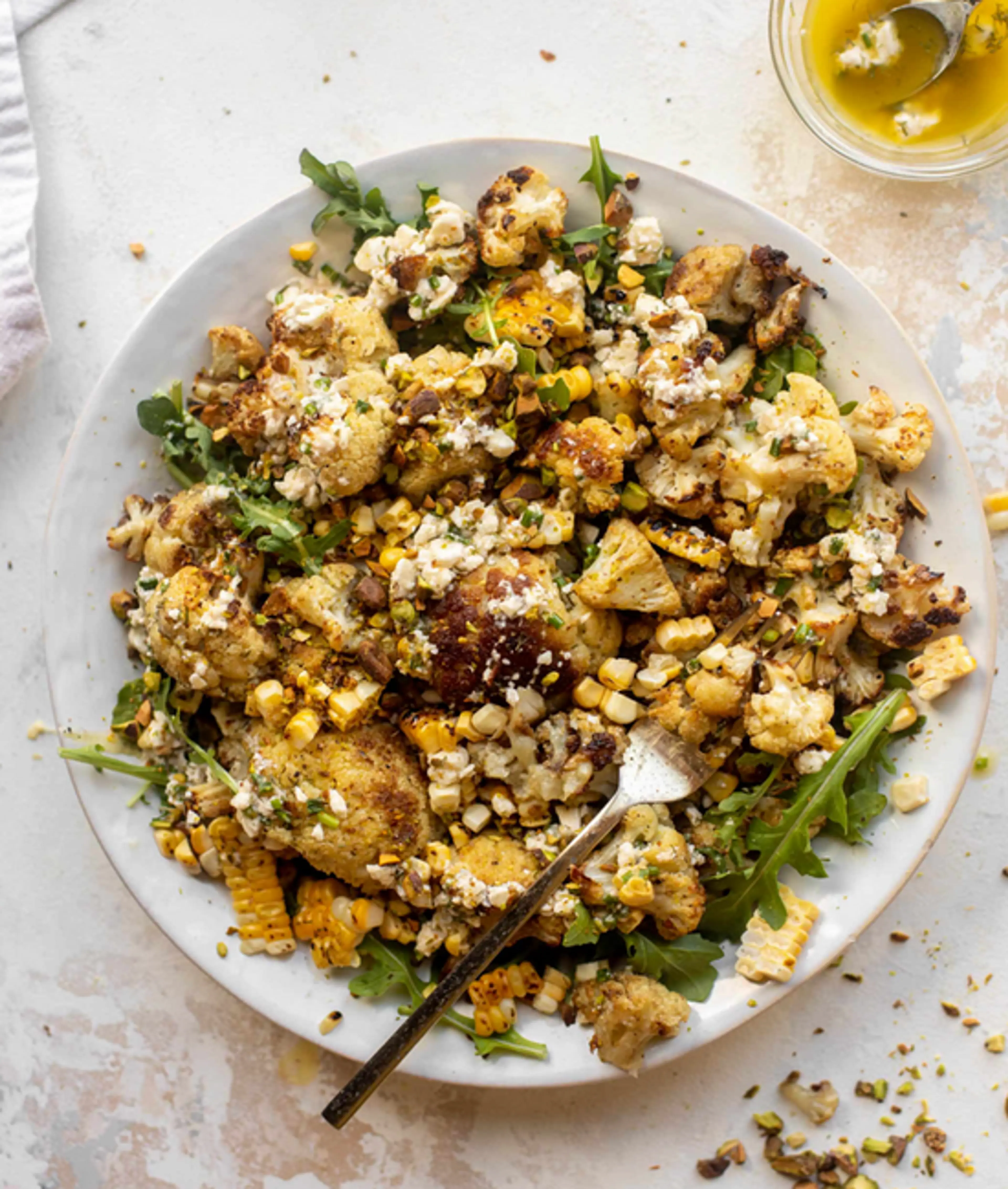 Grilled Cauliflower Salad