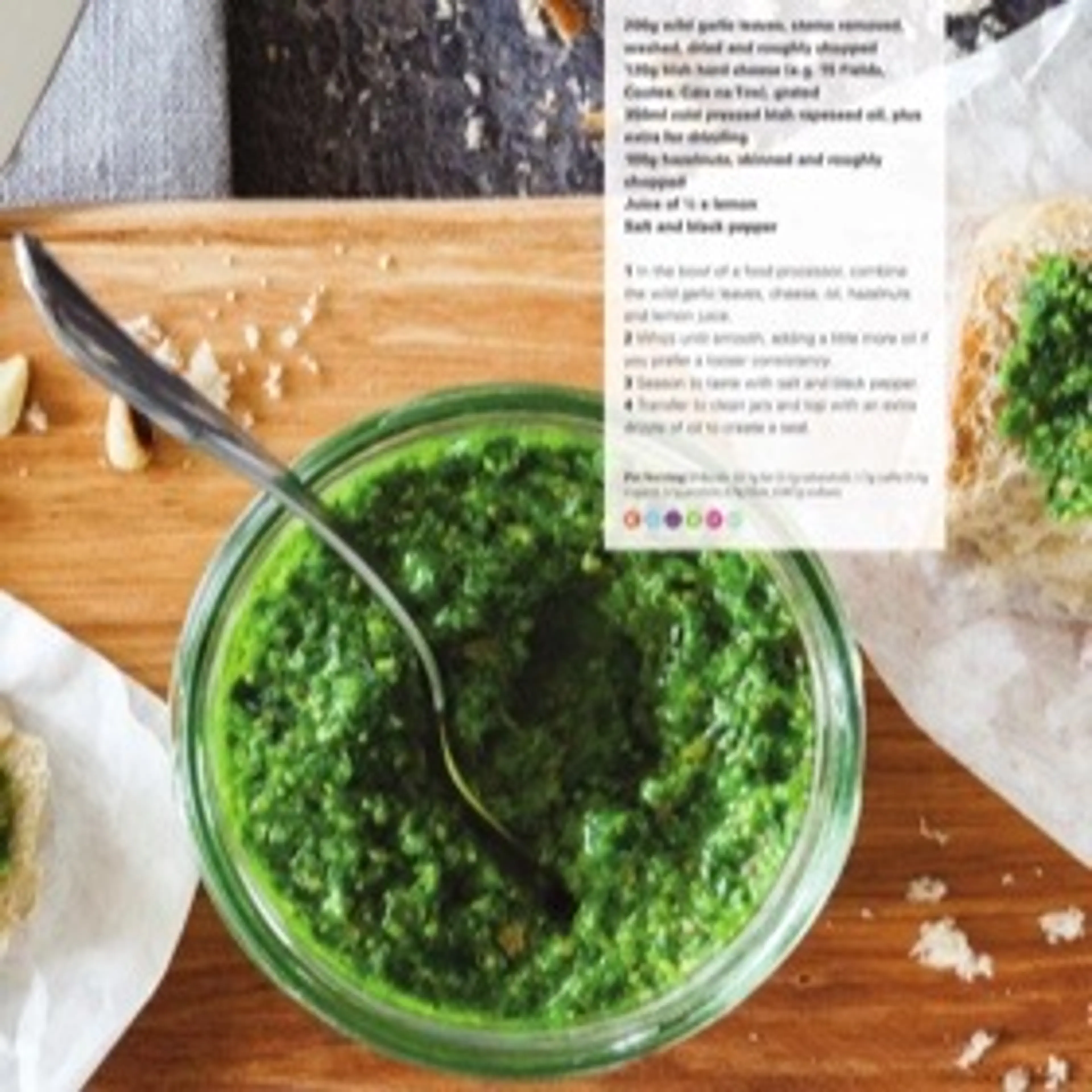 IRISH WILD GARLIC PESTO