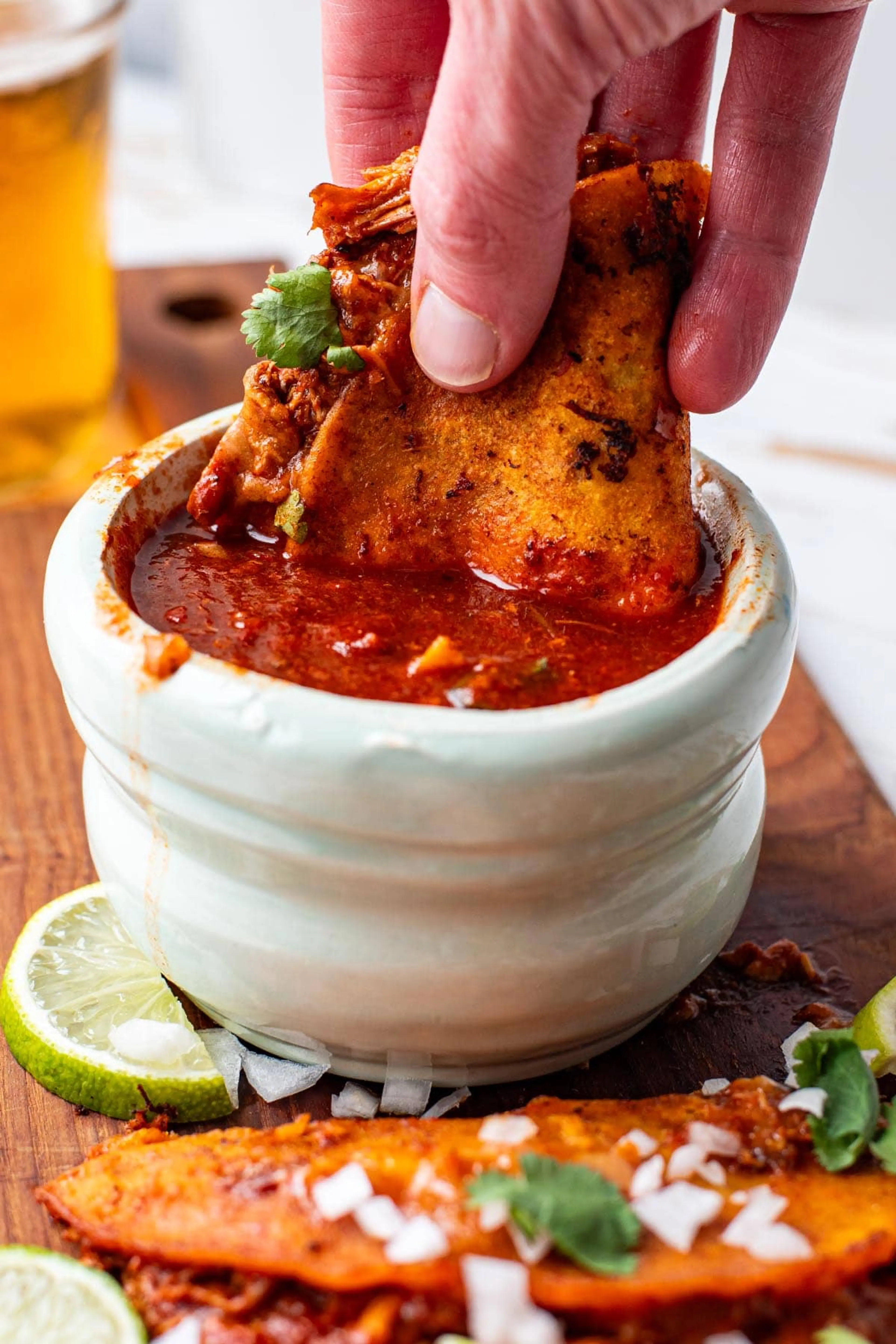 Chicken Birria Tacos