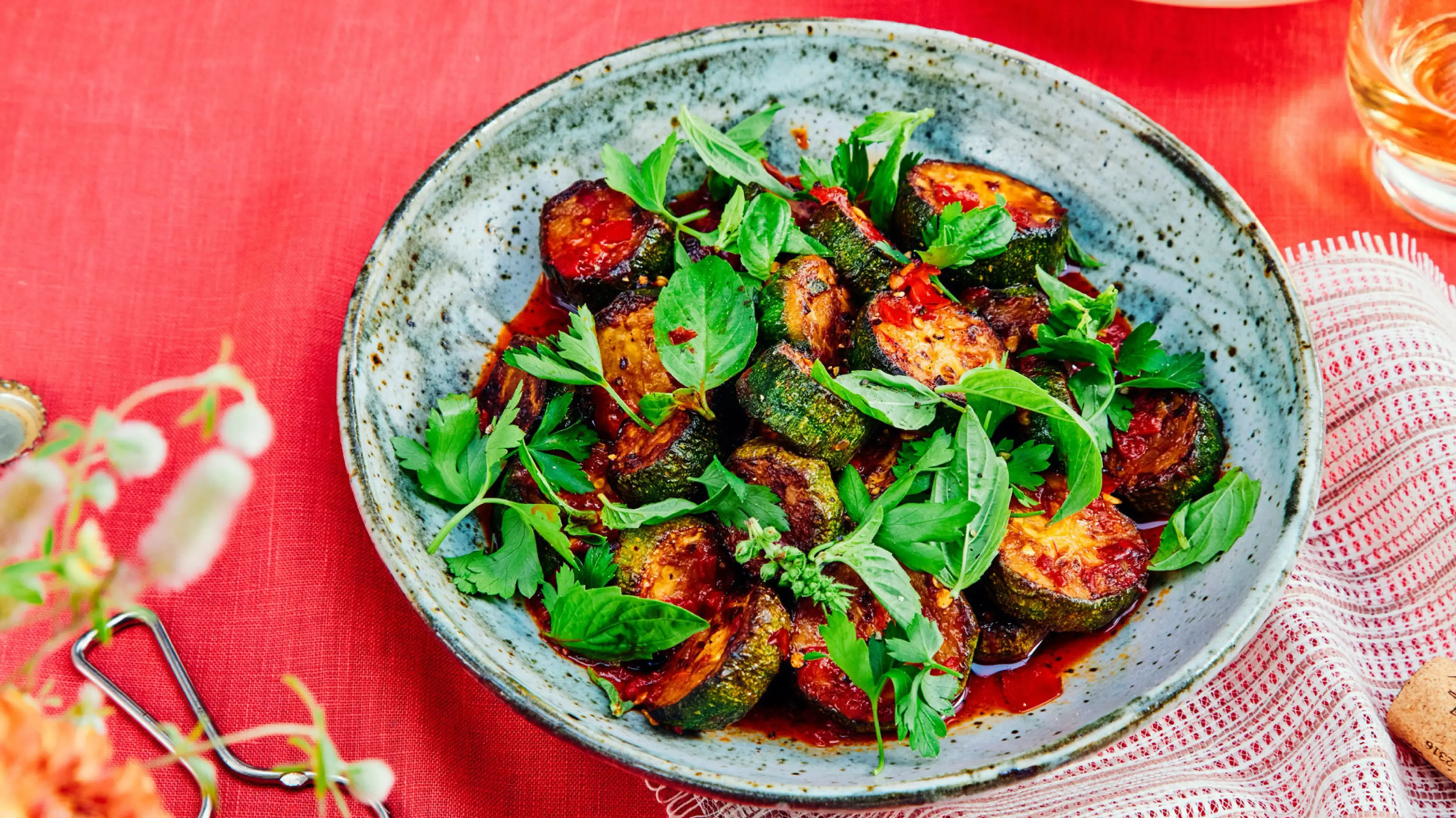 Sweet and Spicy Zucchini