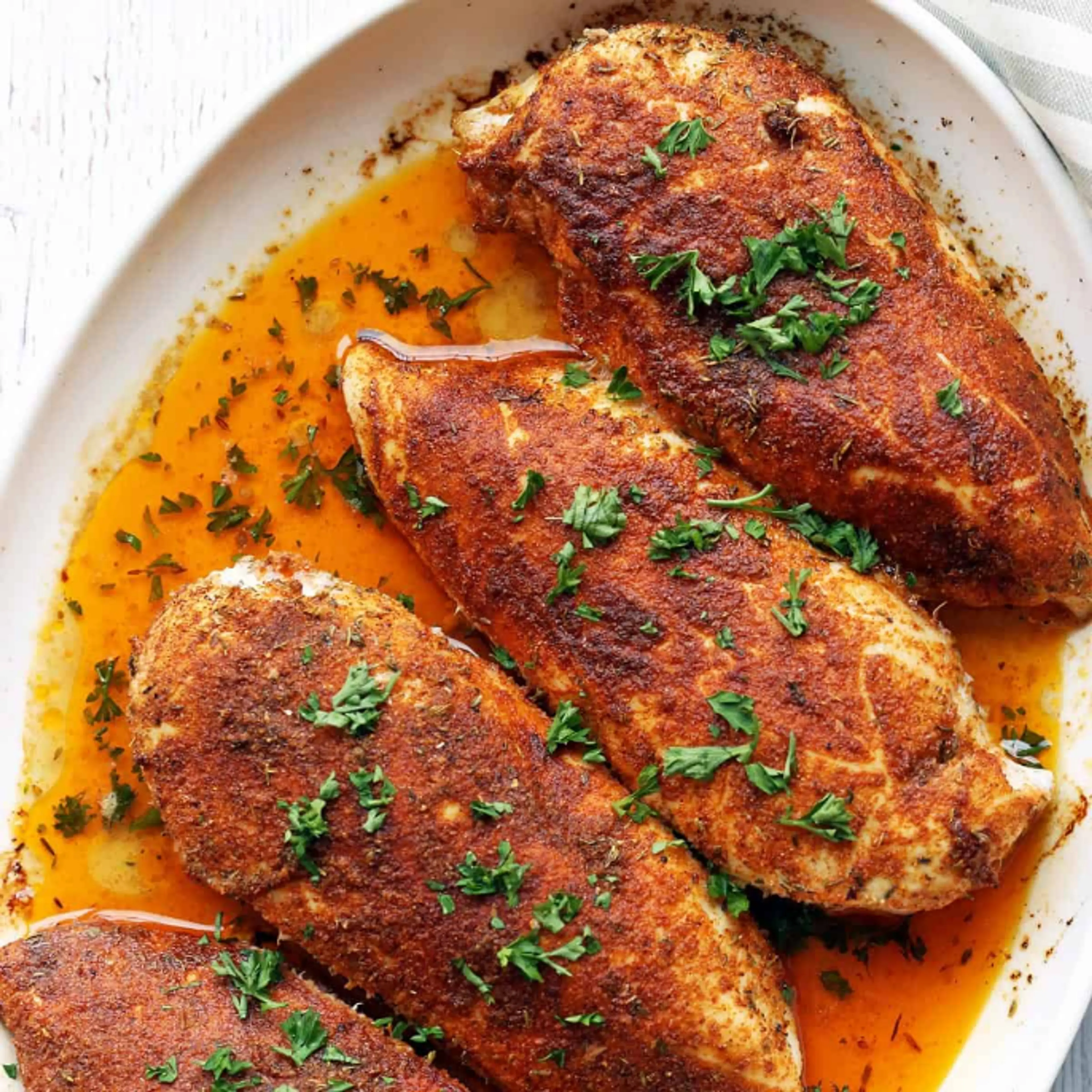 Oven-Baked Cajun Chicken
