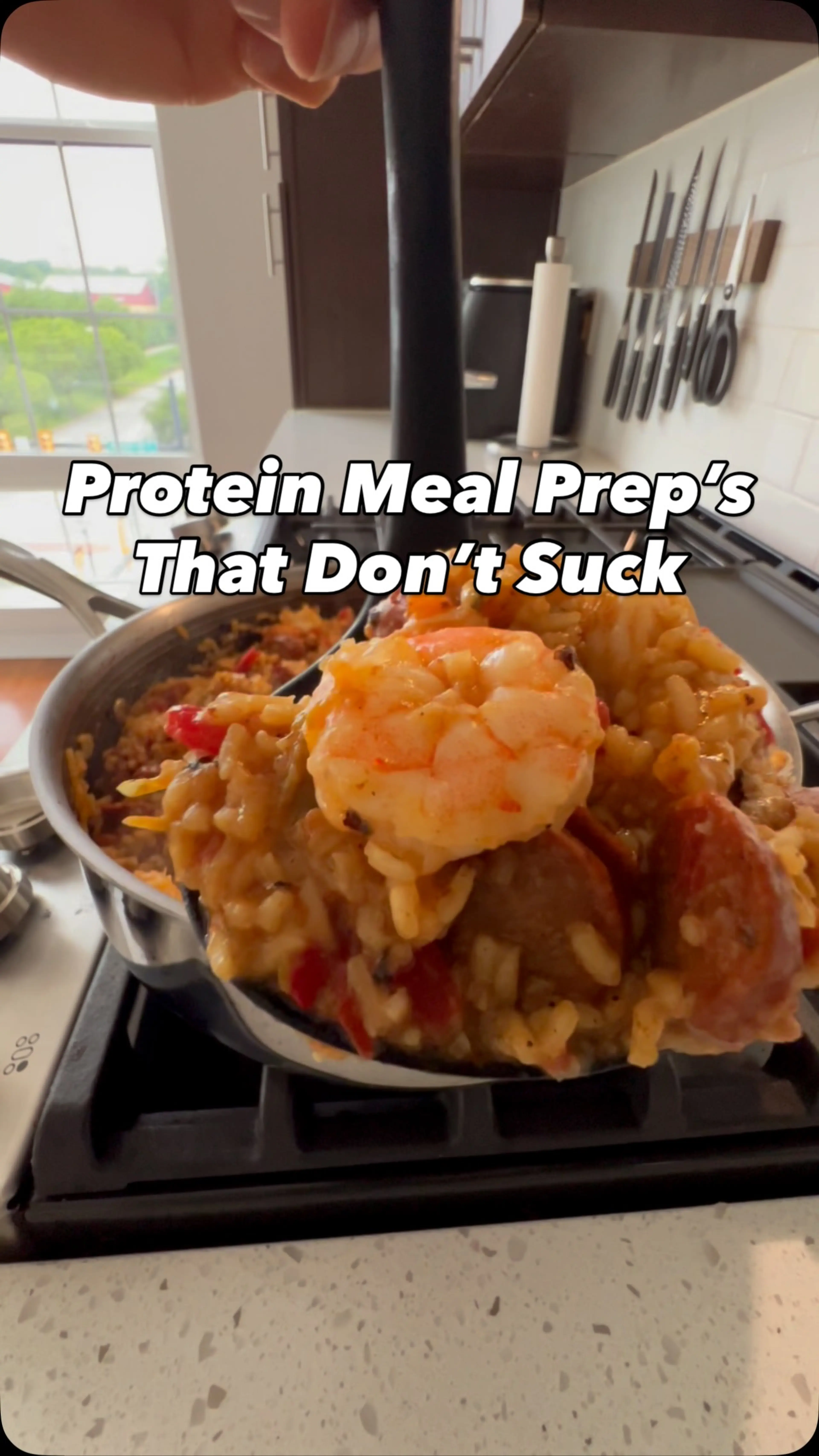 High Protein Cajun Jambalaya Prep