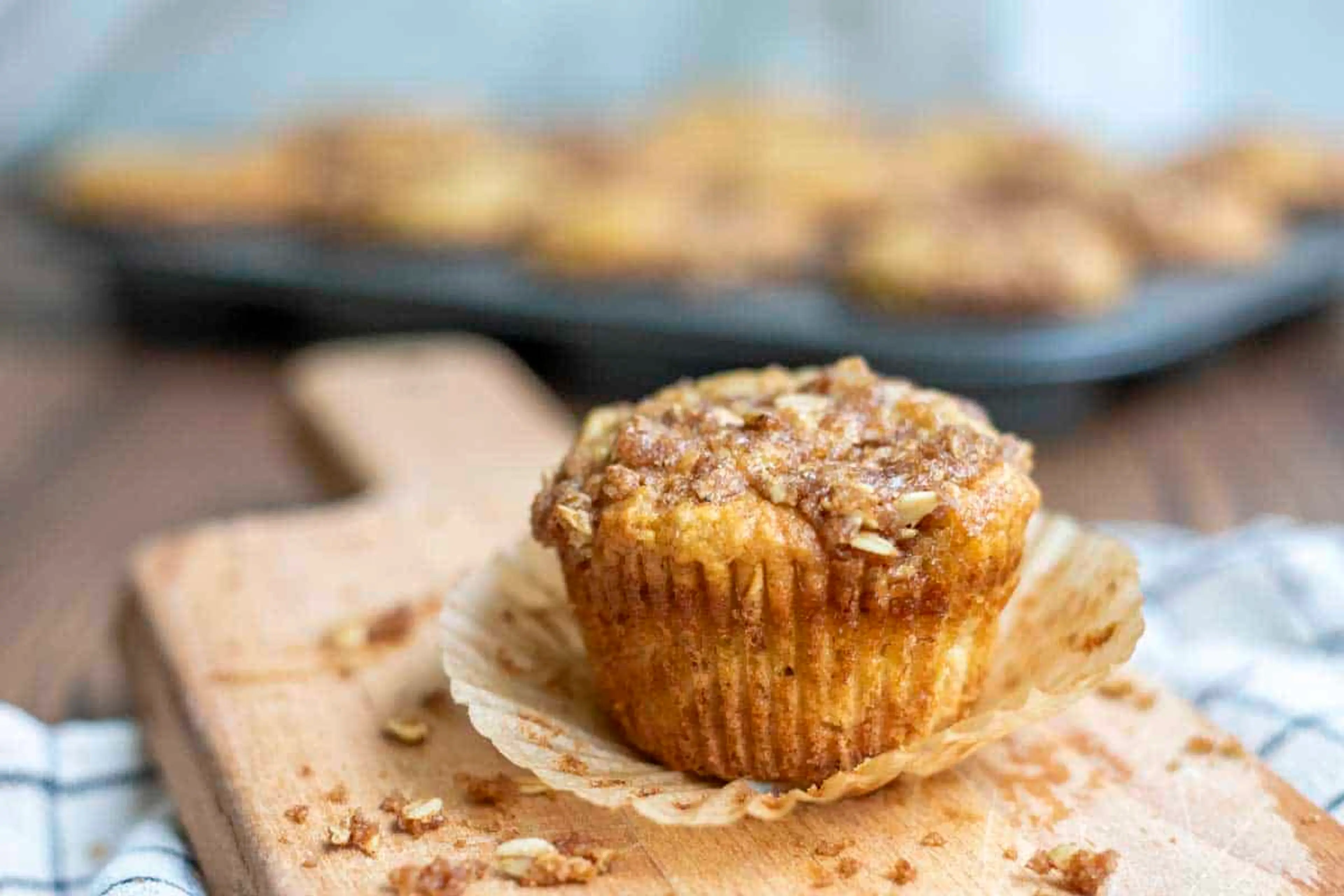 Sourdough Banana Muffins
