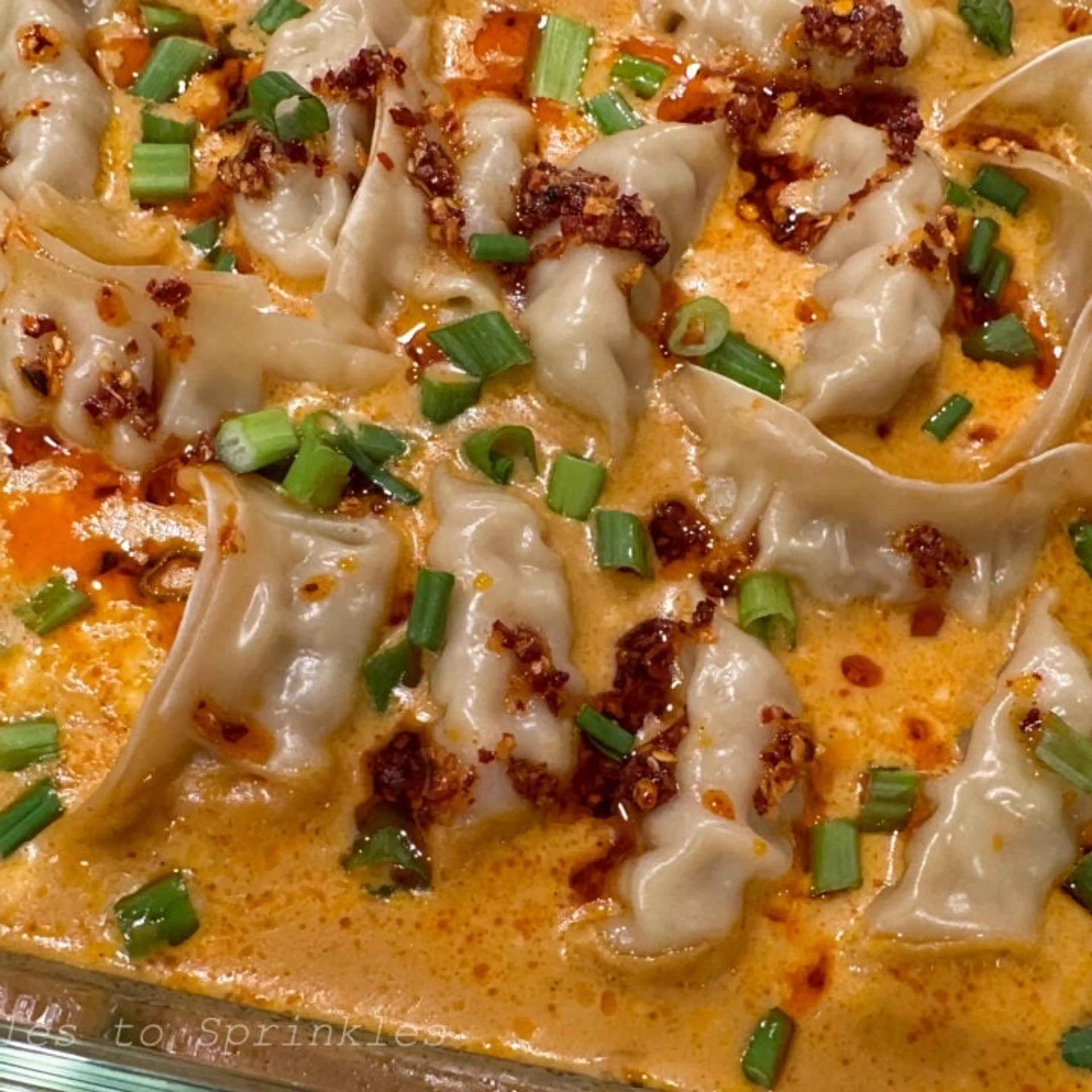 Trader Joe's Viral Dumpling Bake