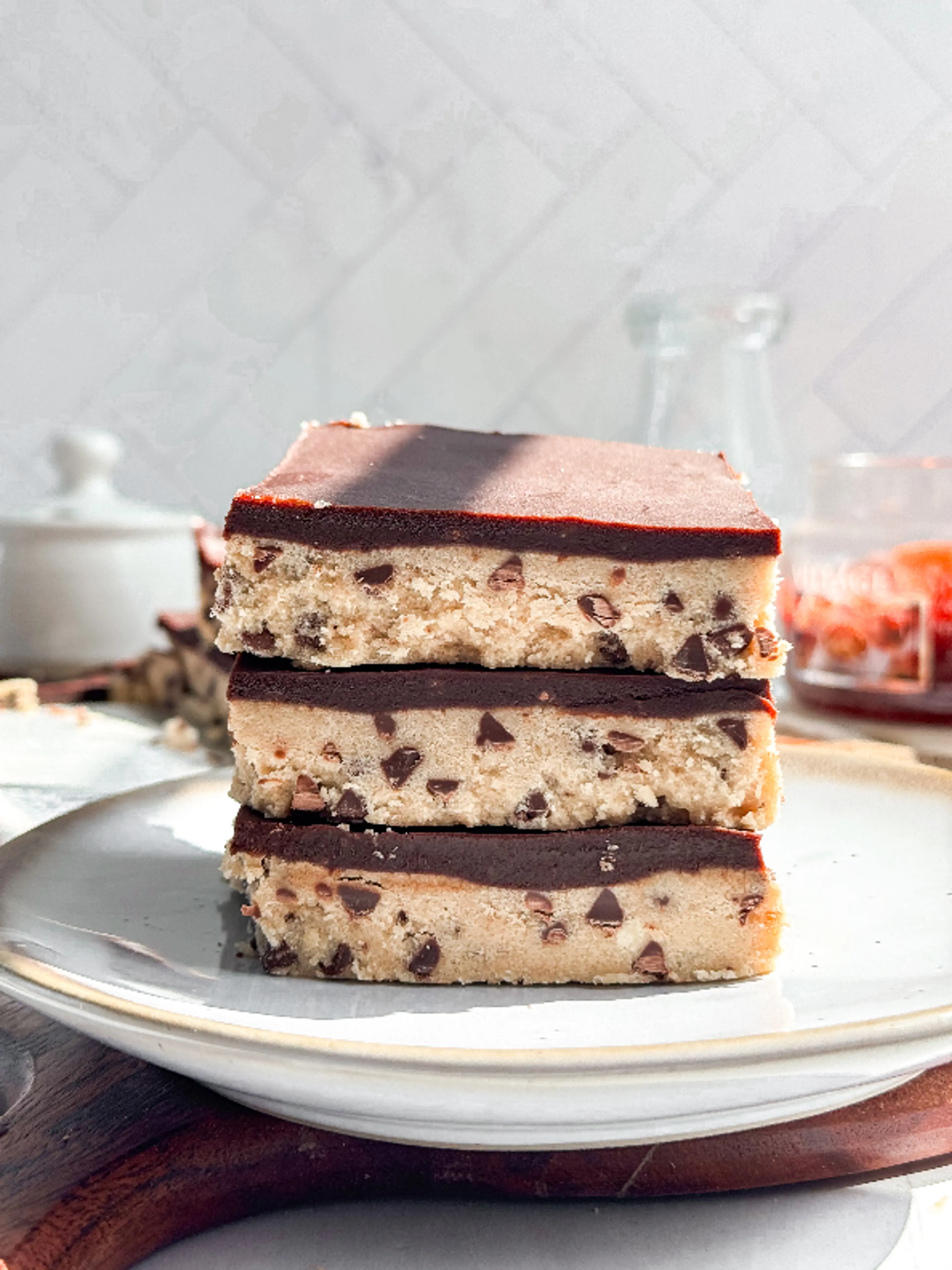 No-Bake Chocolate Chip Cookie Dough Bars