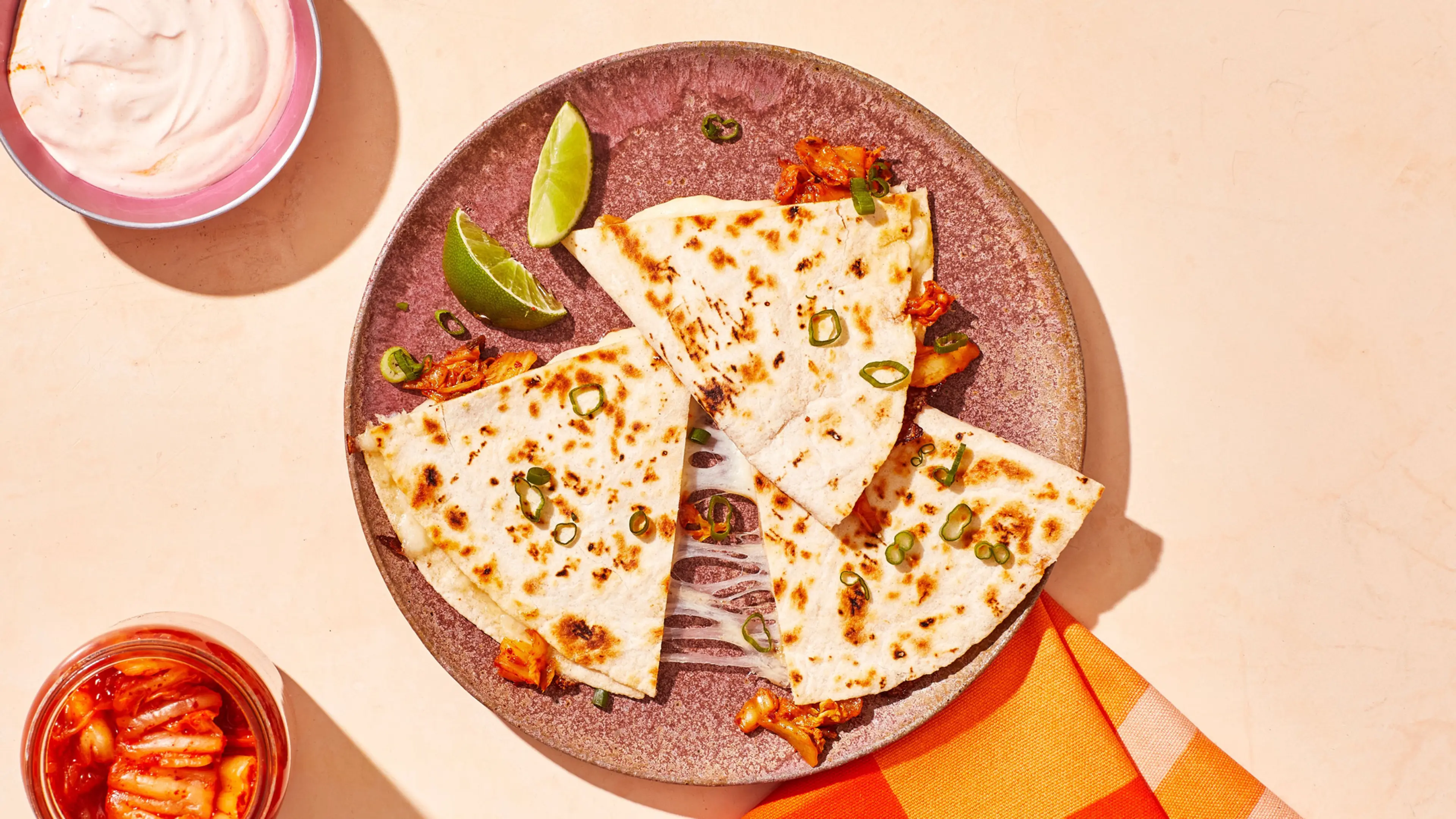 Kimchi Quesadillas