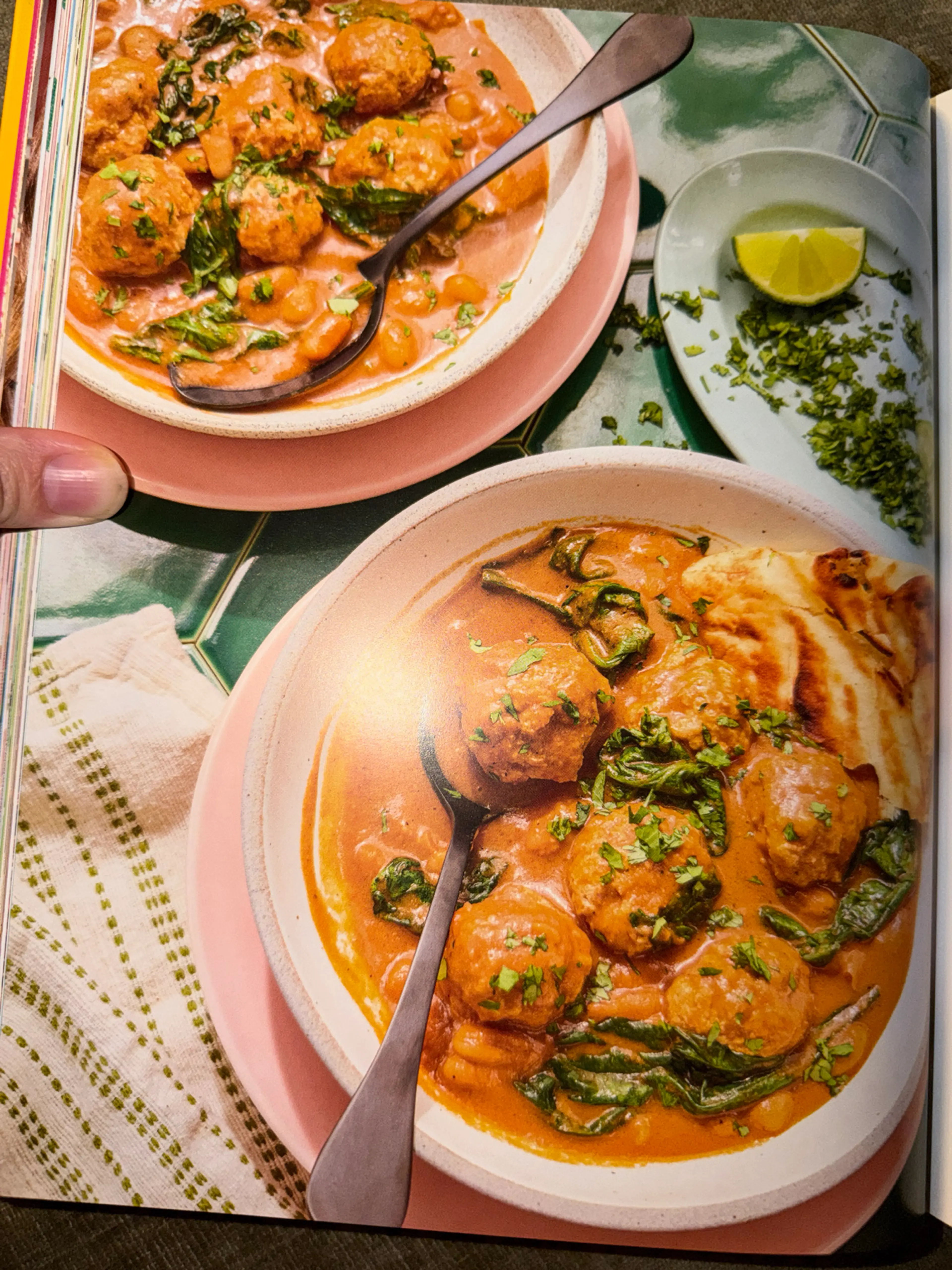 one-pan butter chicken-inspired meatballs