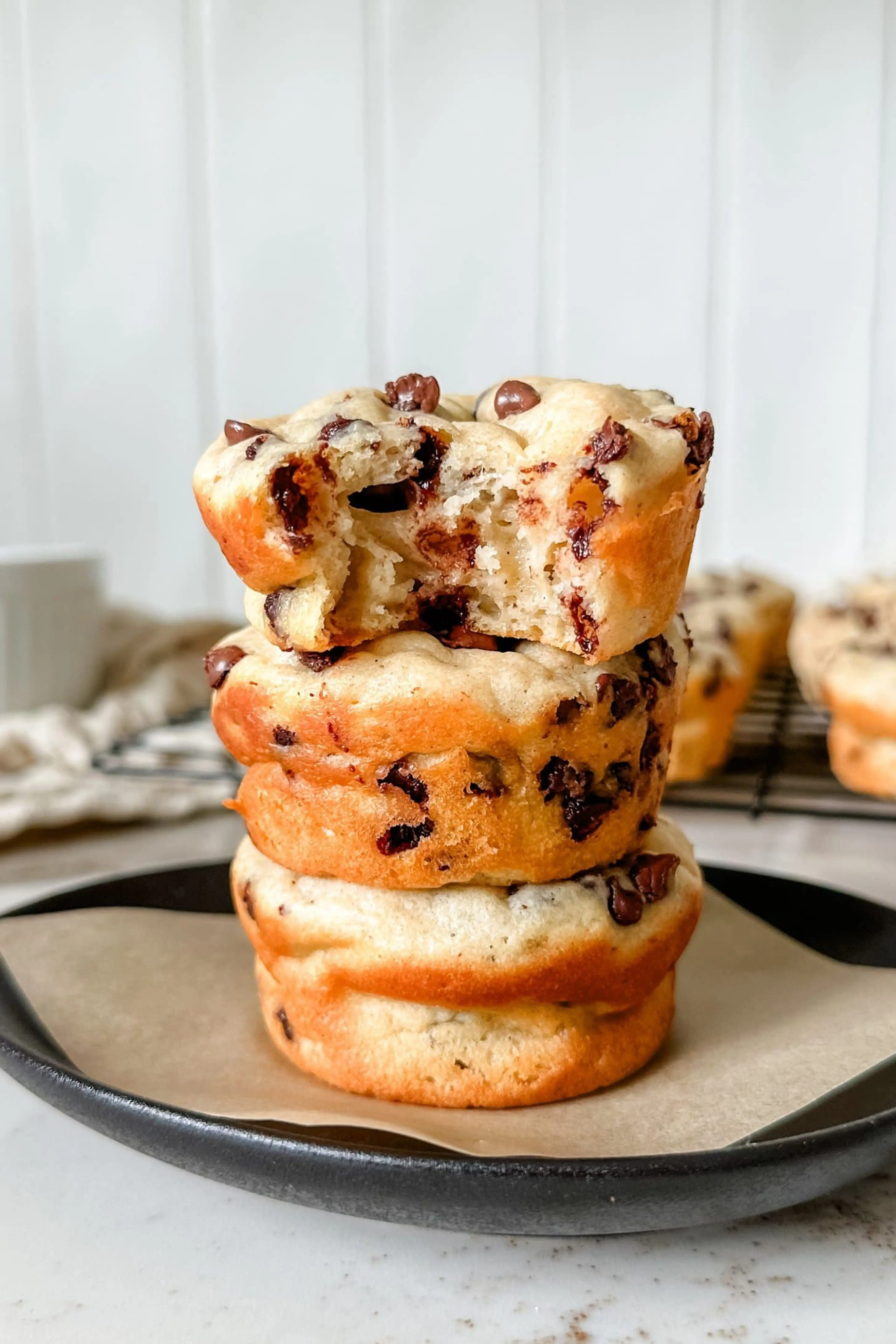 Cottage Cheese Chocolate Chip Muffins