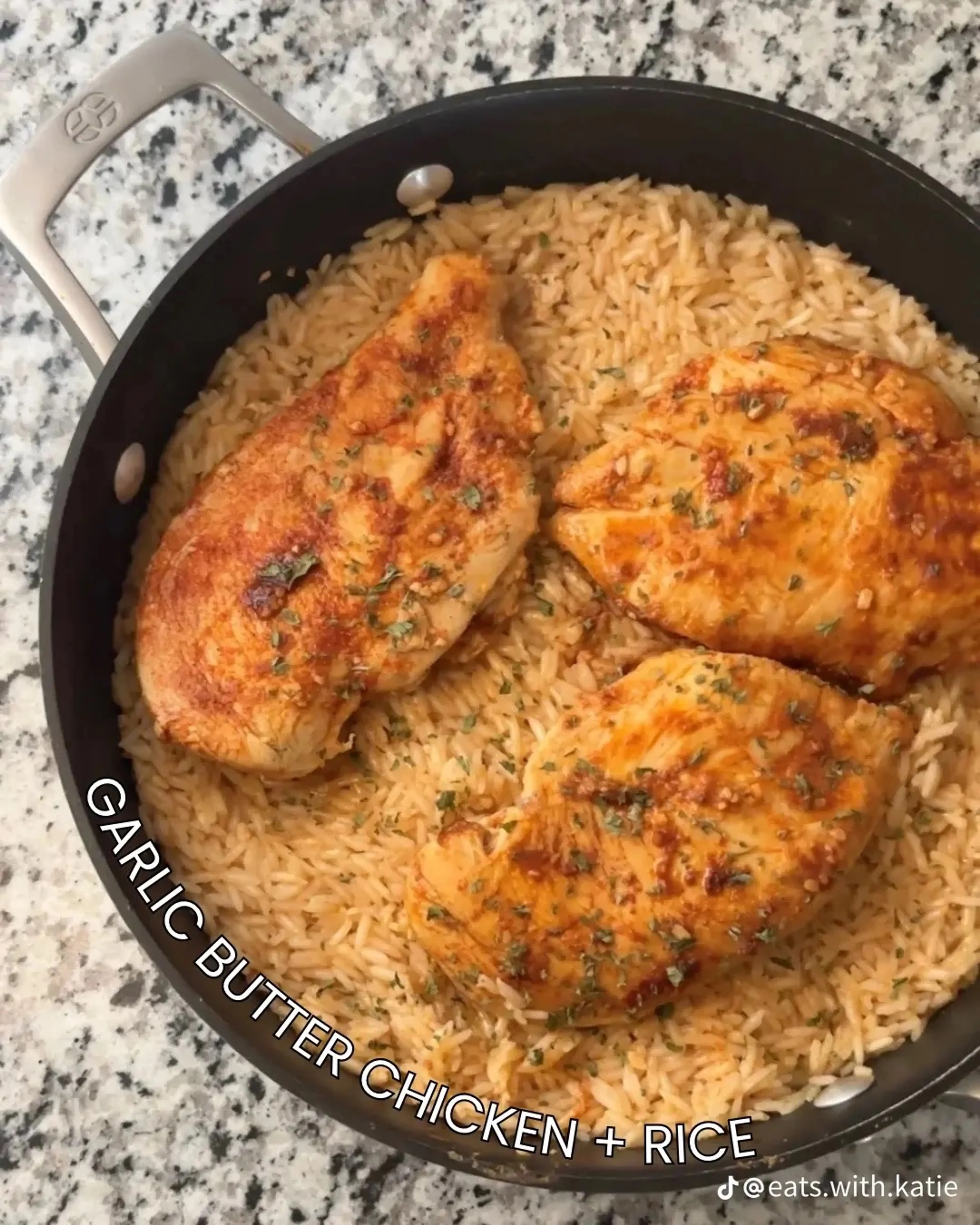 Garlic Butter Chicken and Rice