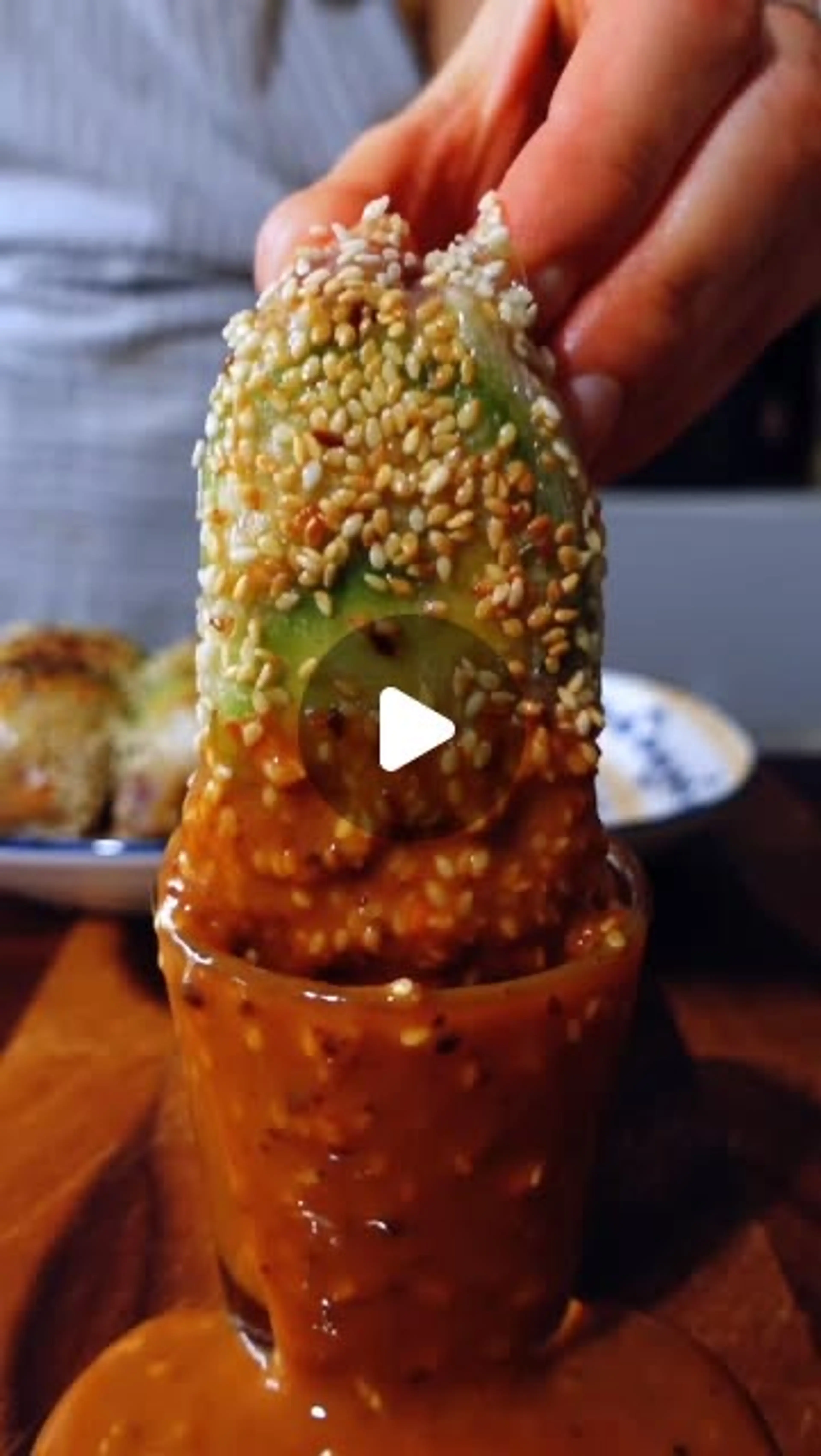 Bang Bang Chicken Crispy Rice Rolls