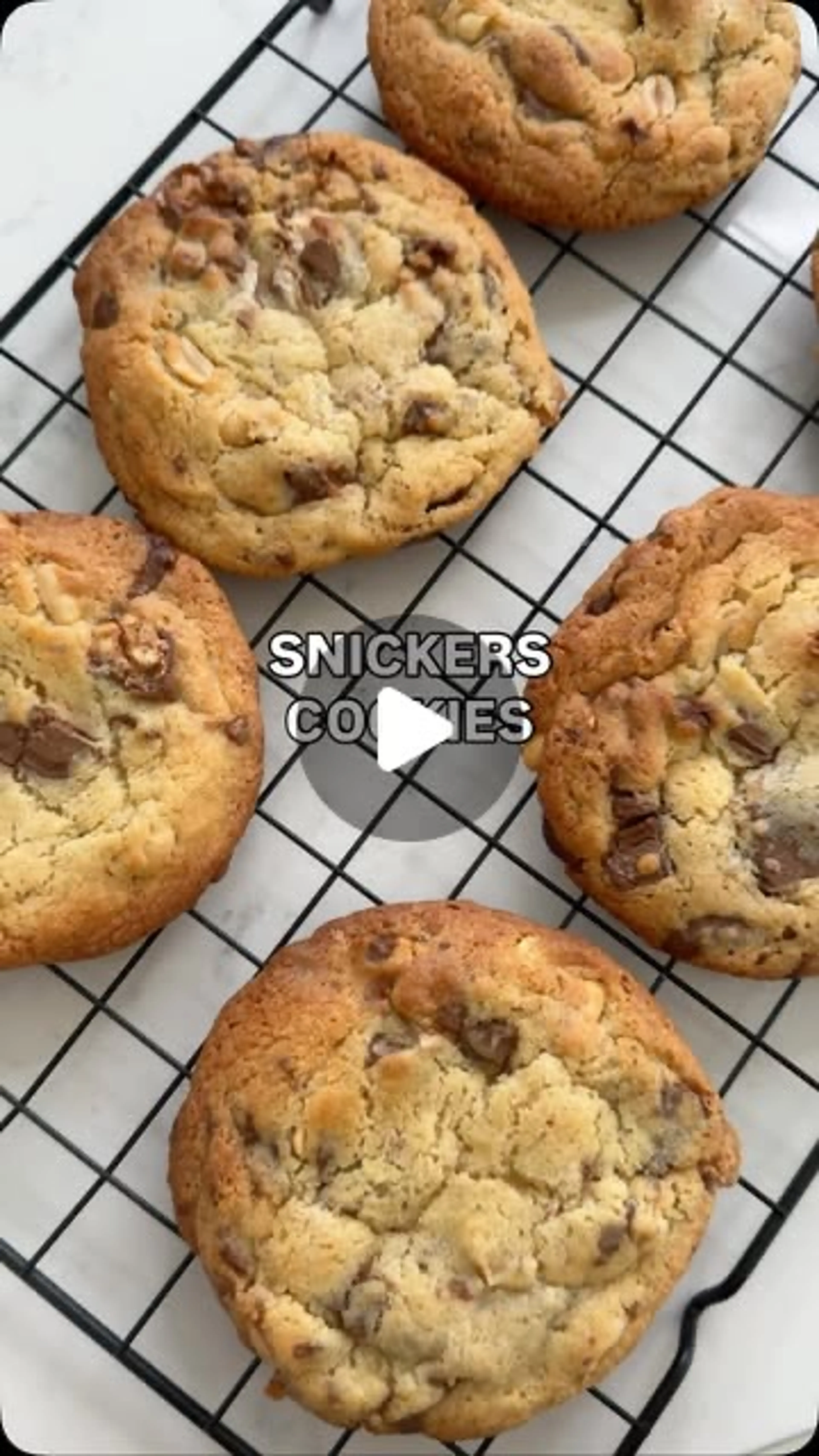 Snickers Chocolate Chunk Cookies