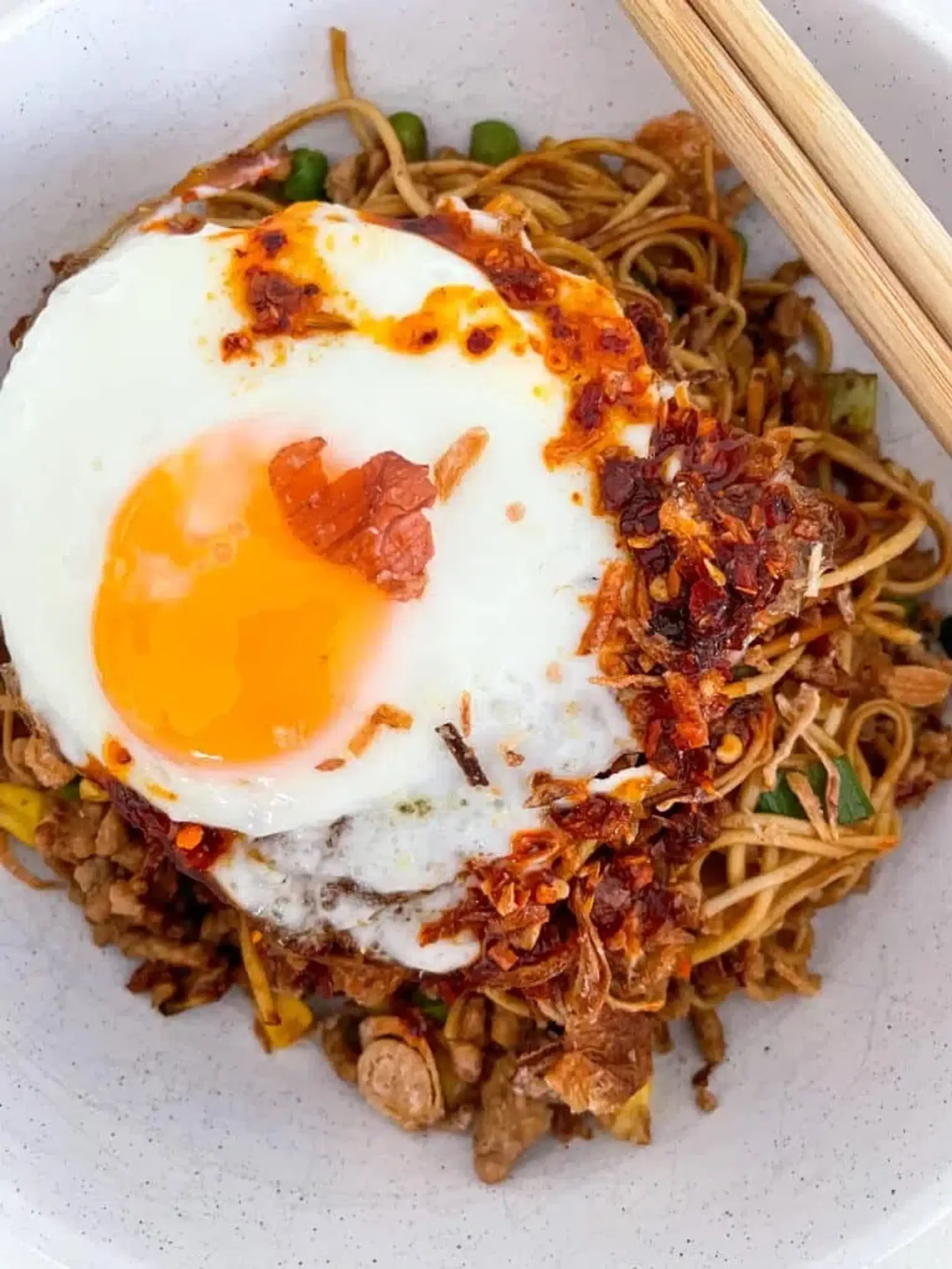 Sticky Pork Noodles