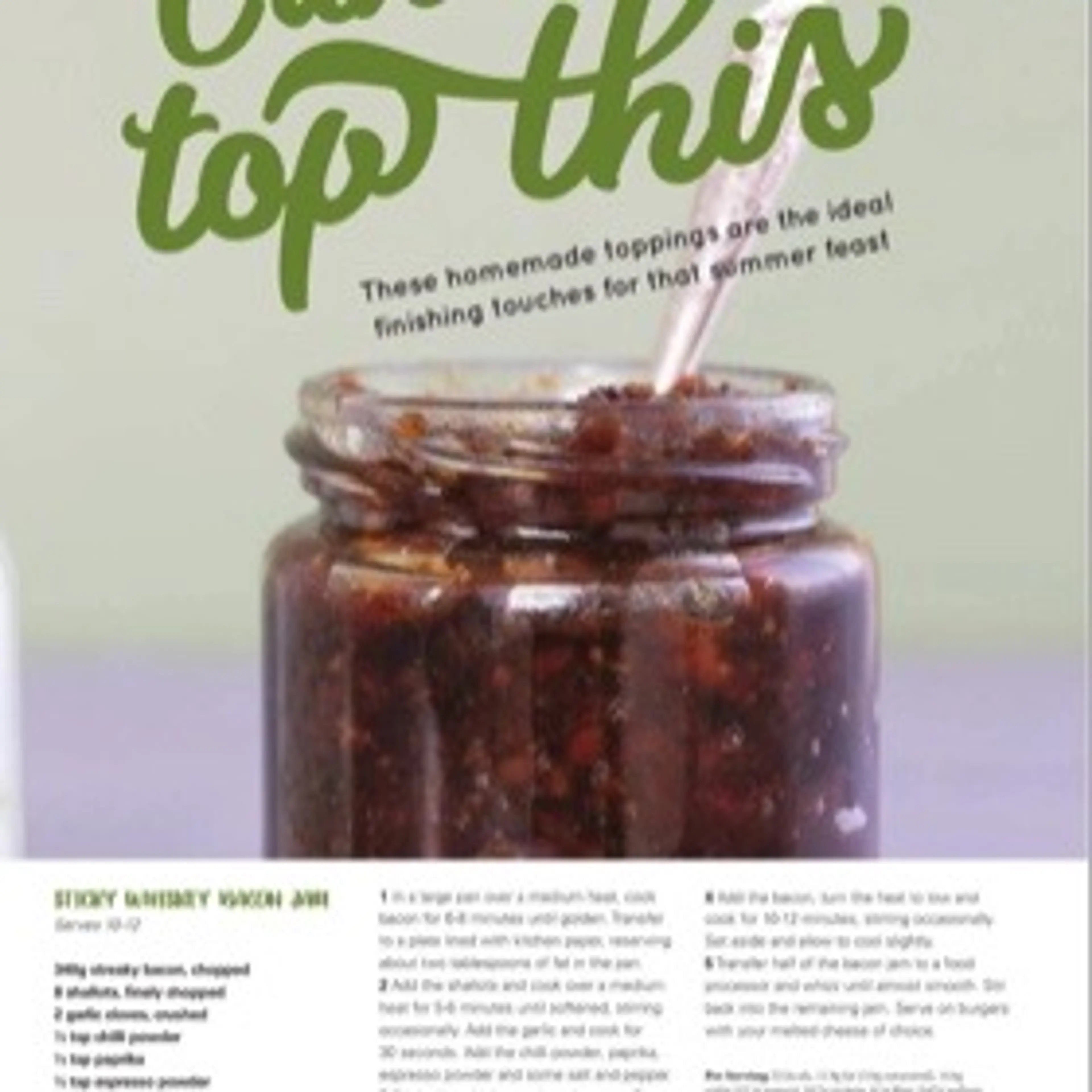 STICKY WHISKEY BACON JAM