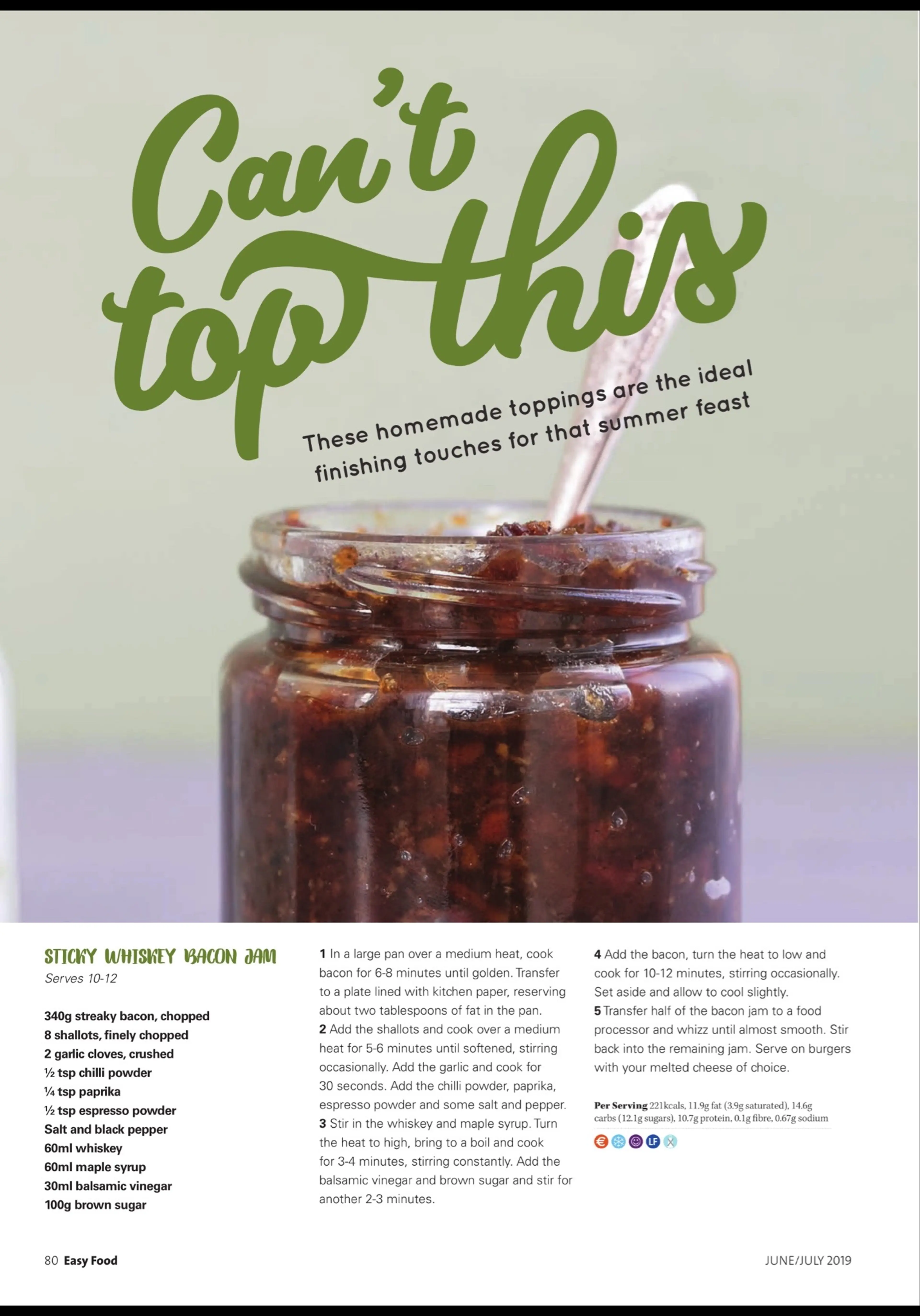 STICKY WHISKEY BACON JAM