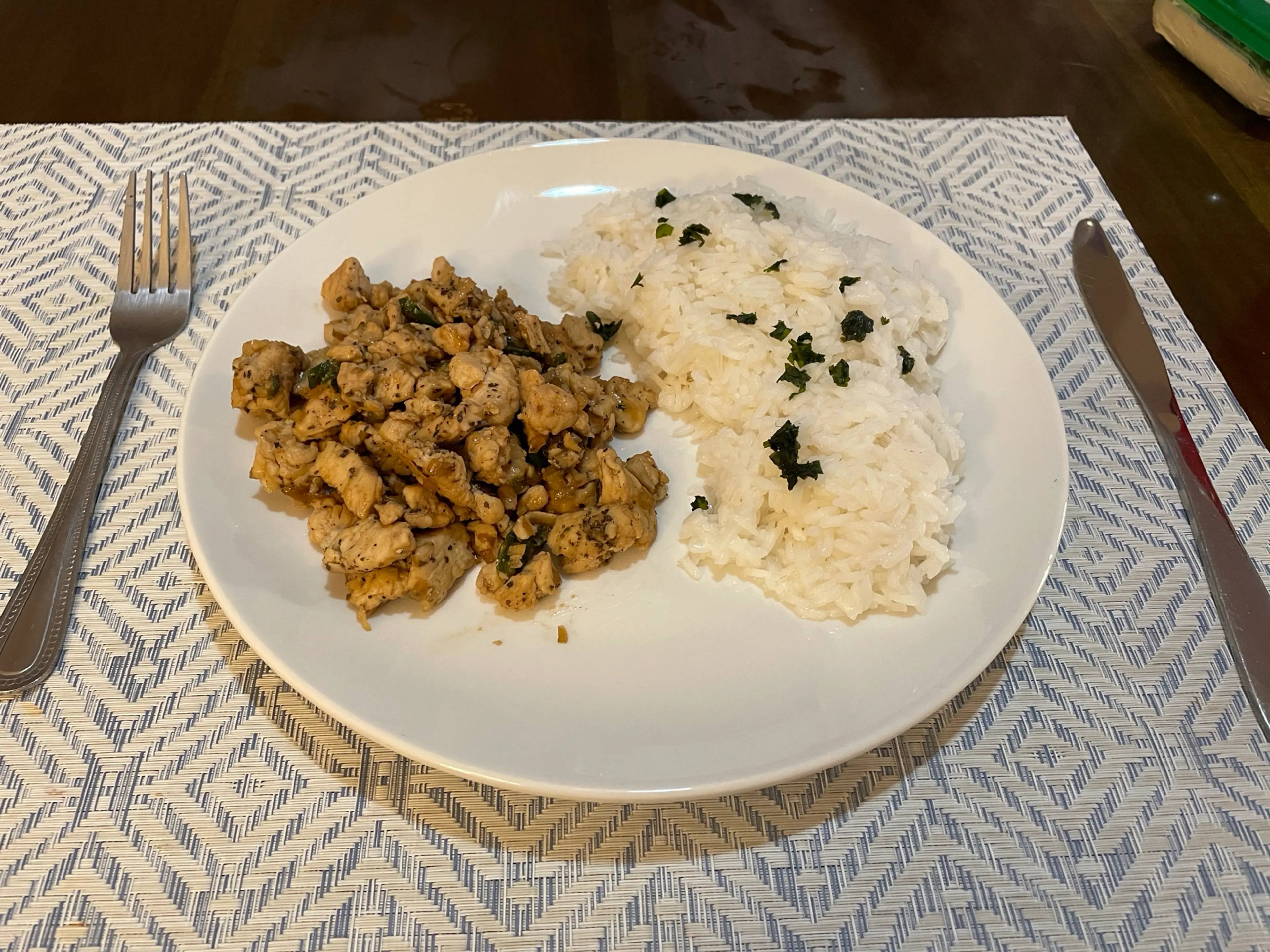 Spicy Thai Basil Chicken (Pad Krapow Gai)