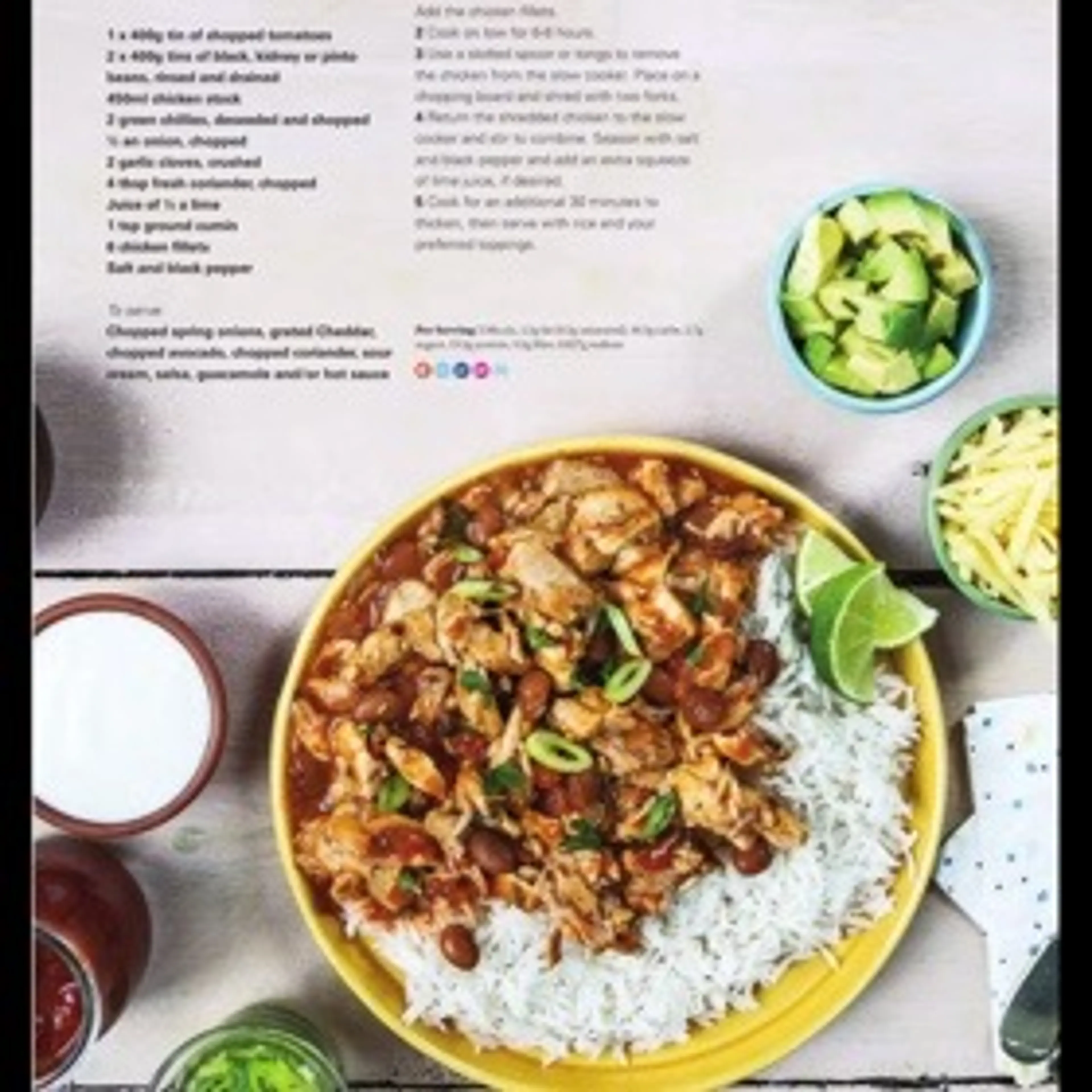 LOW 'N' SLOW MEXICAN CHICKEN