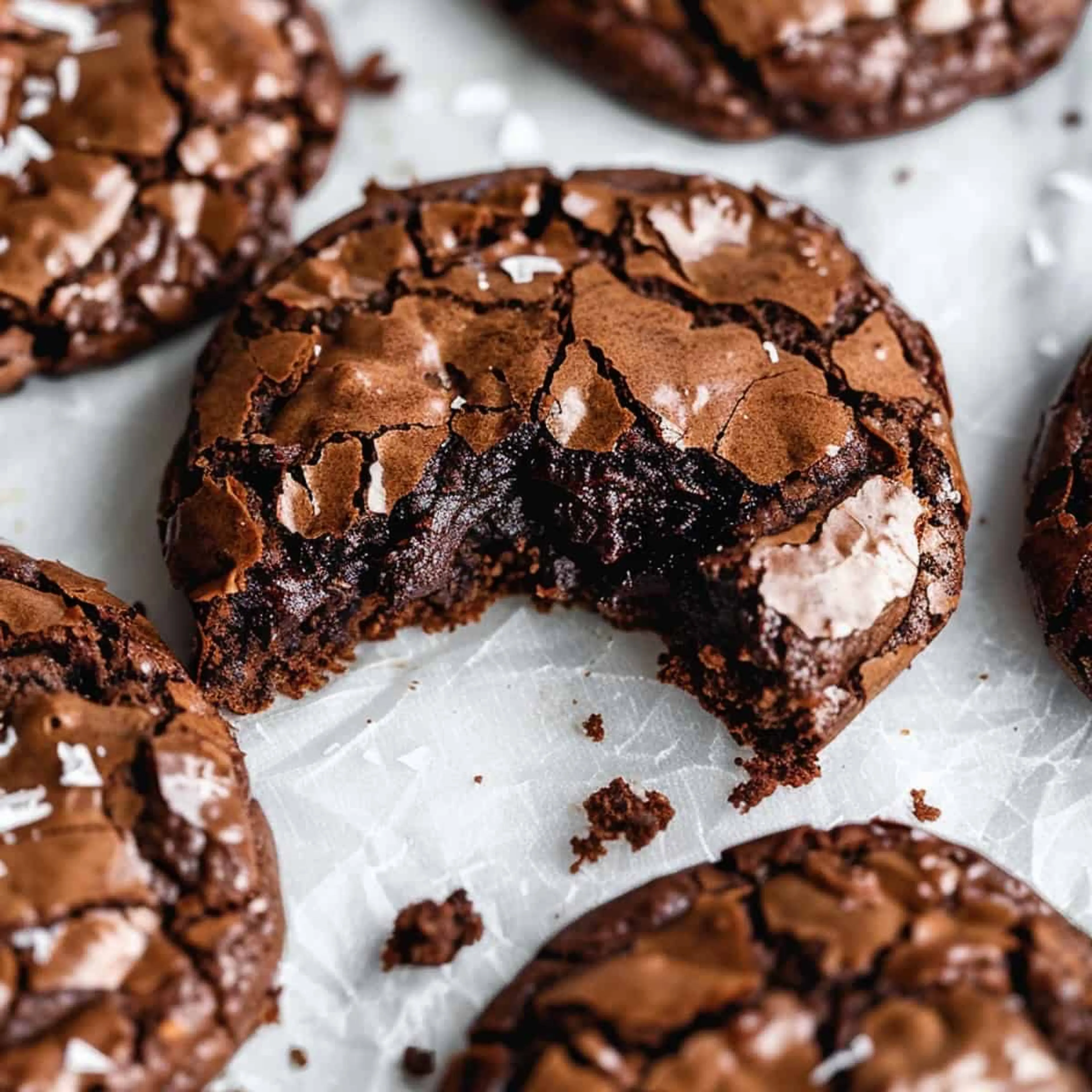 Fudgy Chewy Browkies (Brookies)