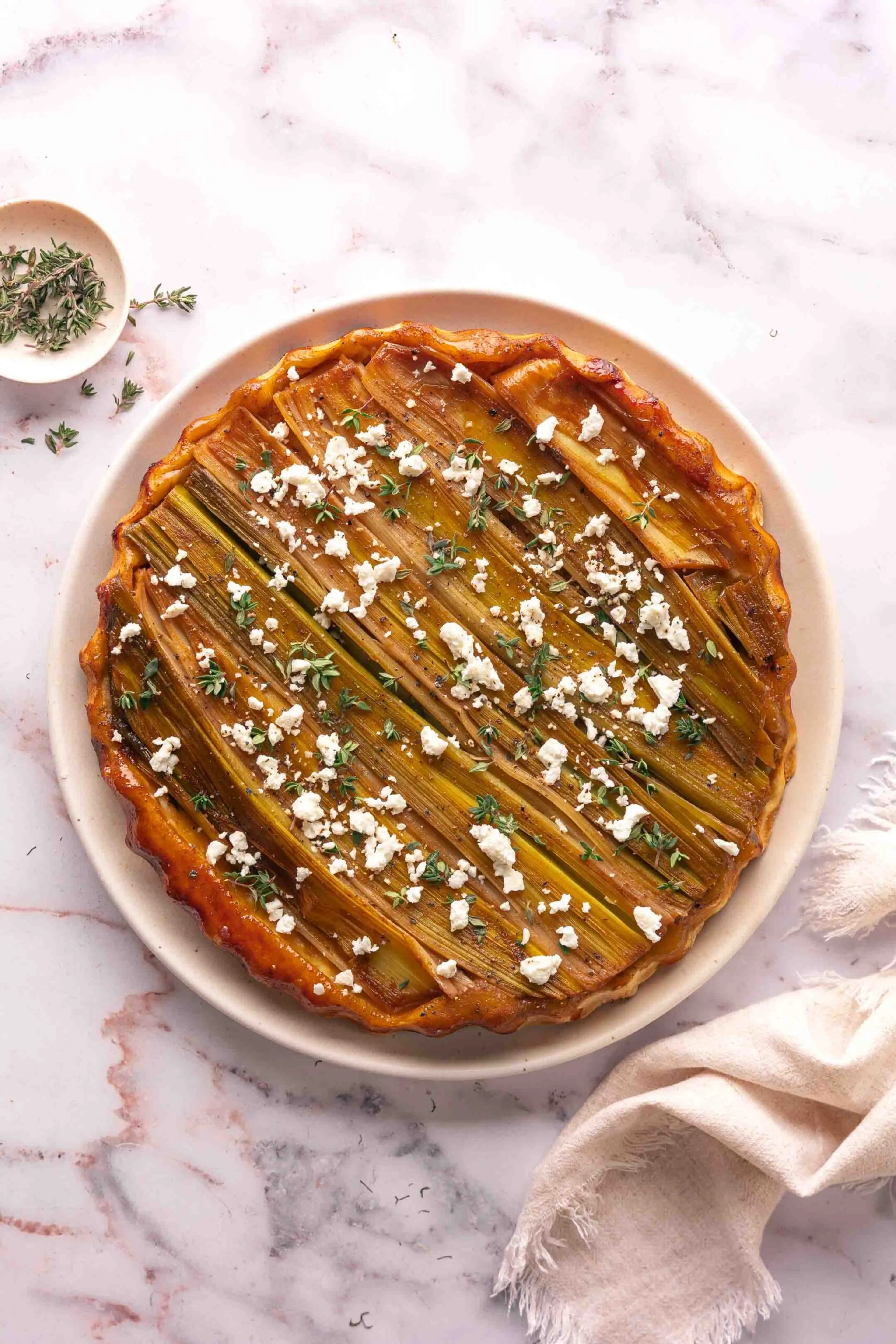 Leek Tarte Tatin