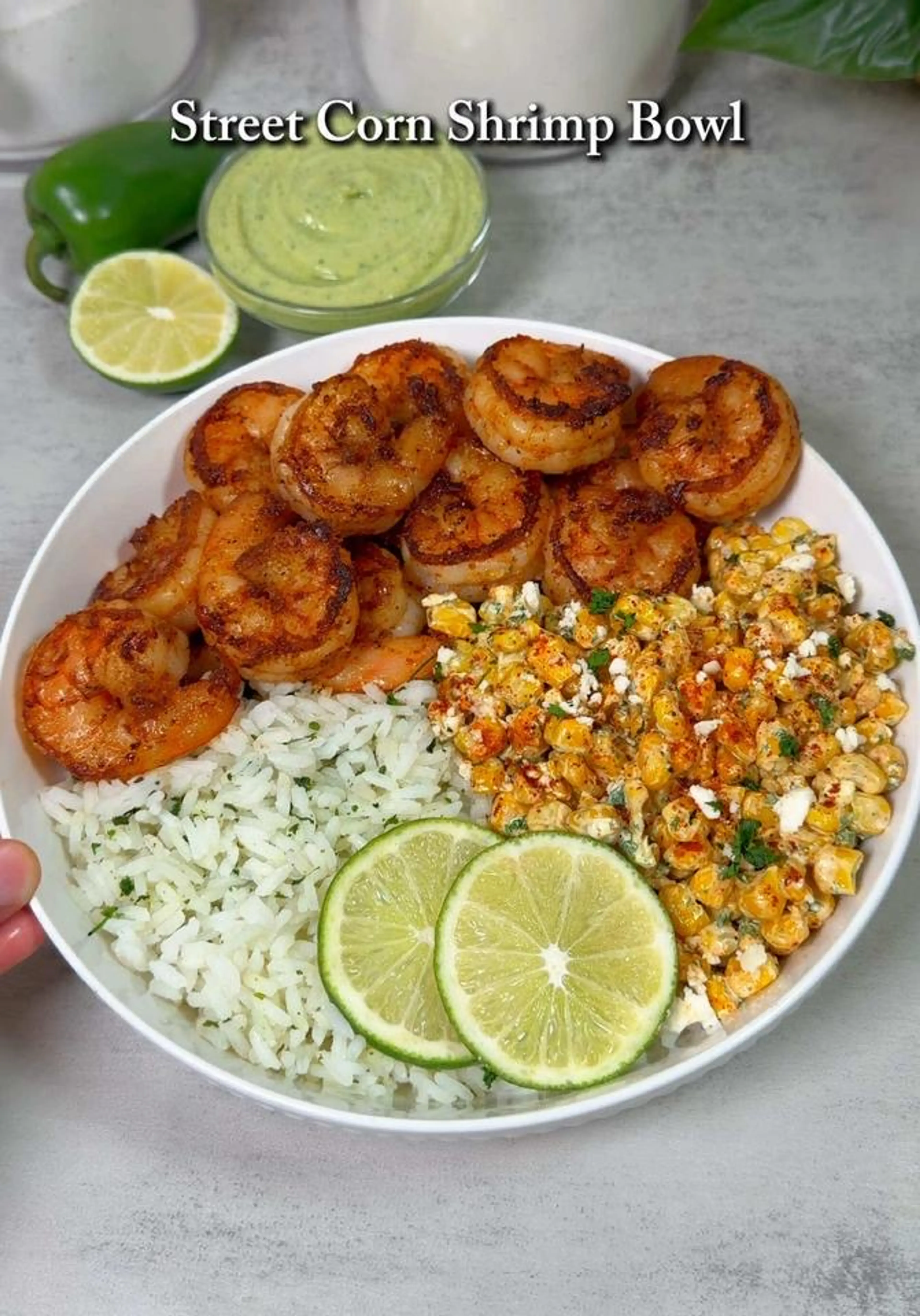 Street Corn Shrimp Bowl