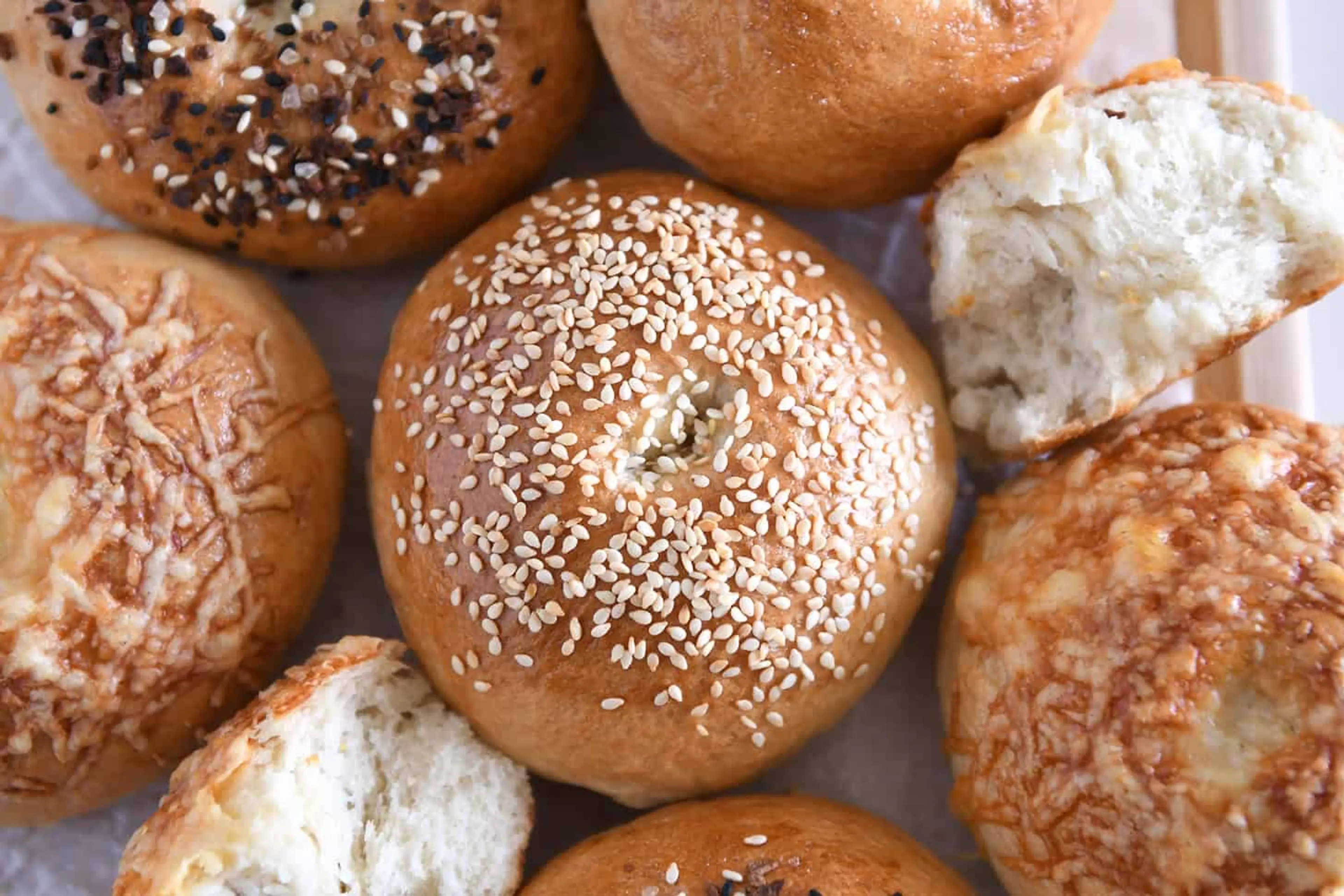 Homemade Sourdough Bagels