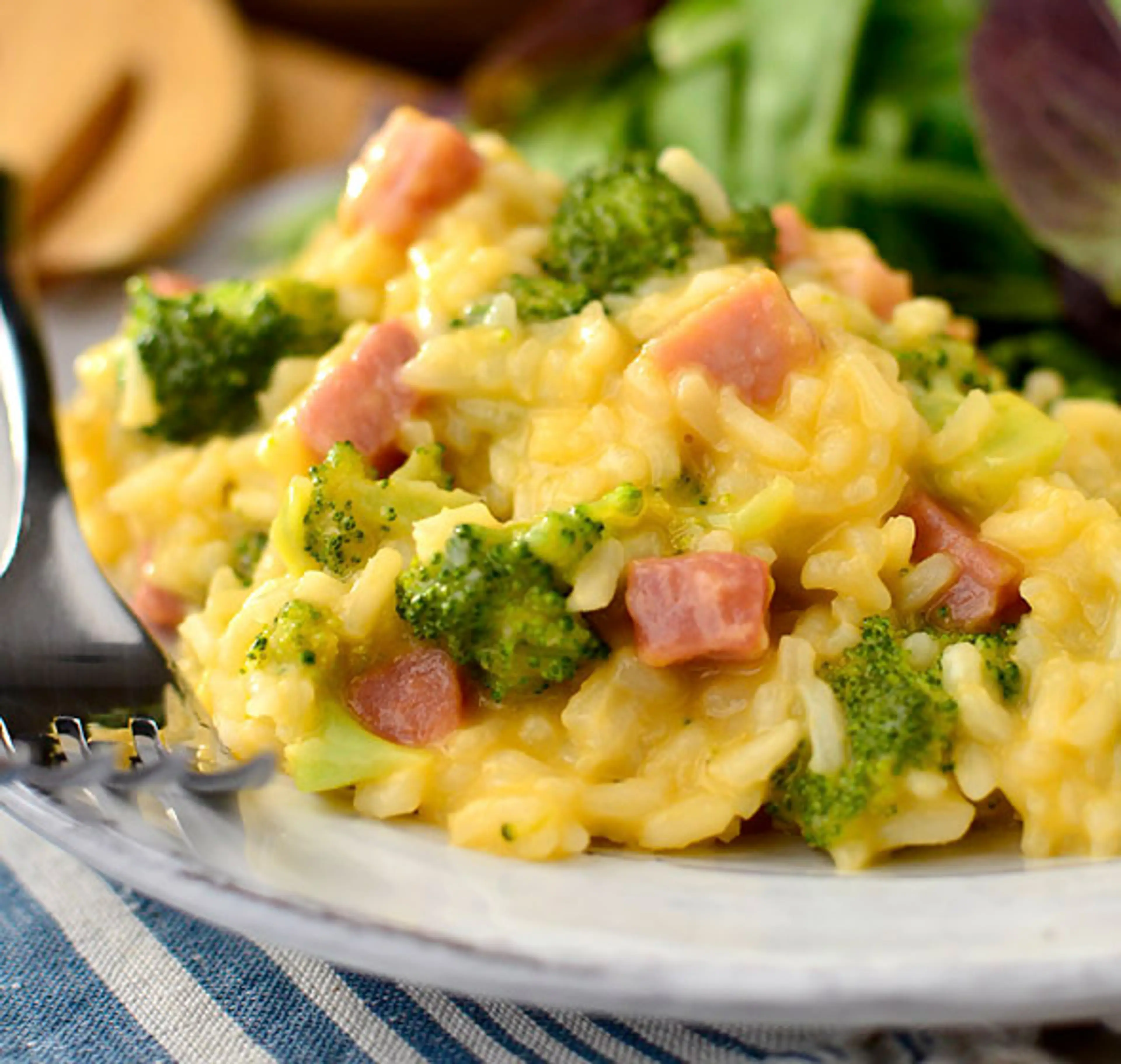 Cheesy Ham and Broccoli Rice