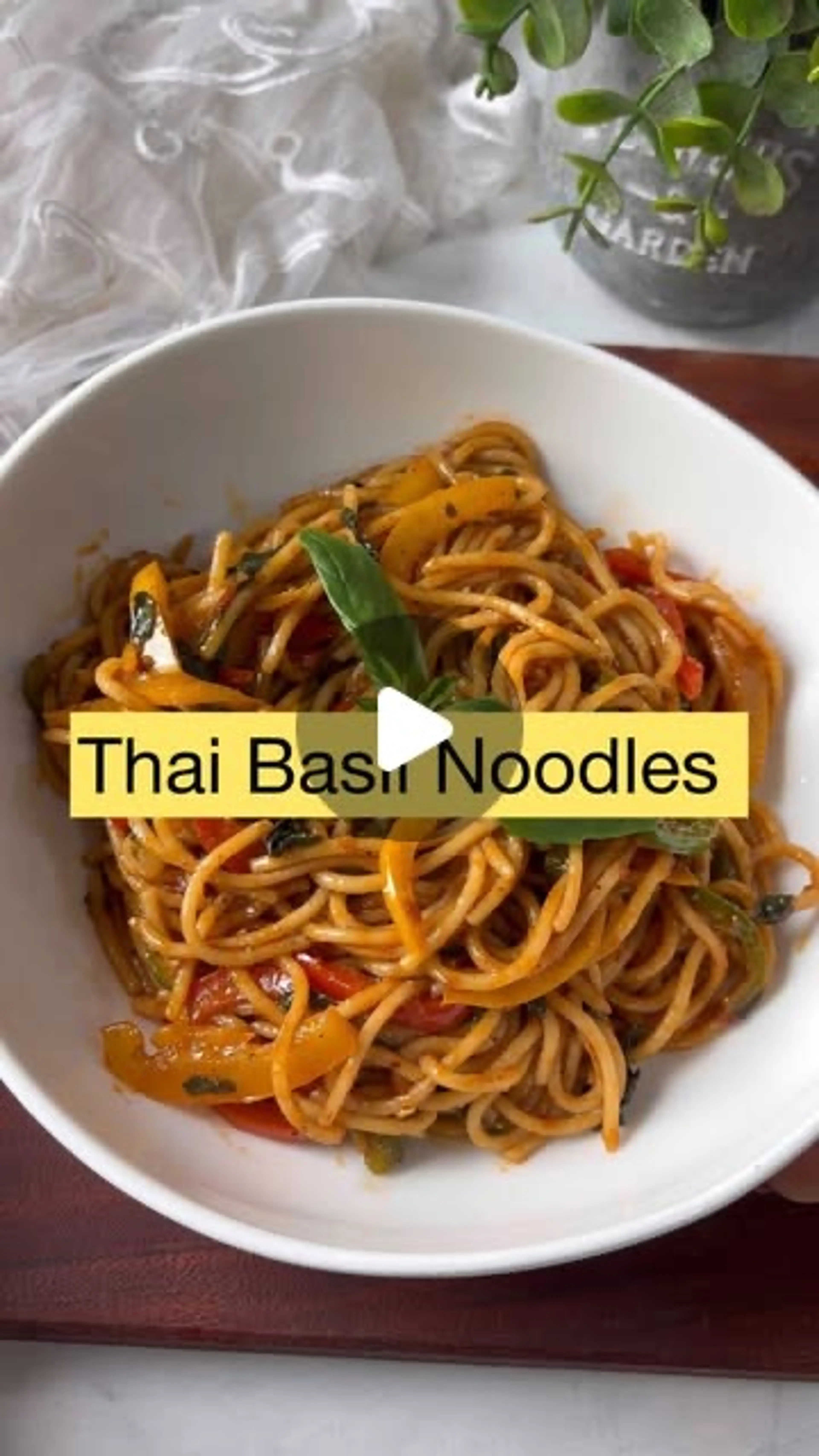 Thai Basil Noodles