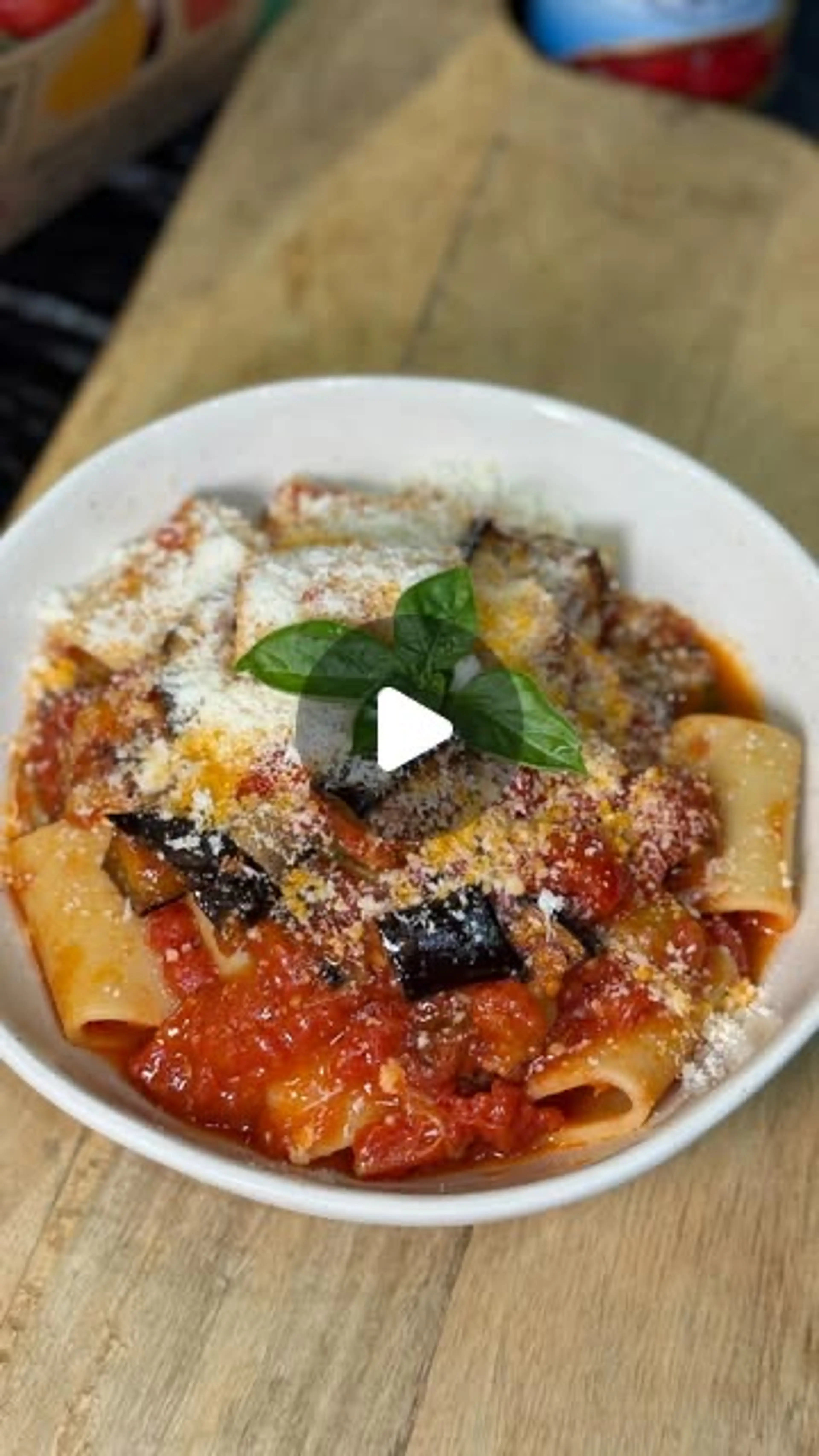 My Paccheri Alla Norma: a Sicilian-inspired Delight