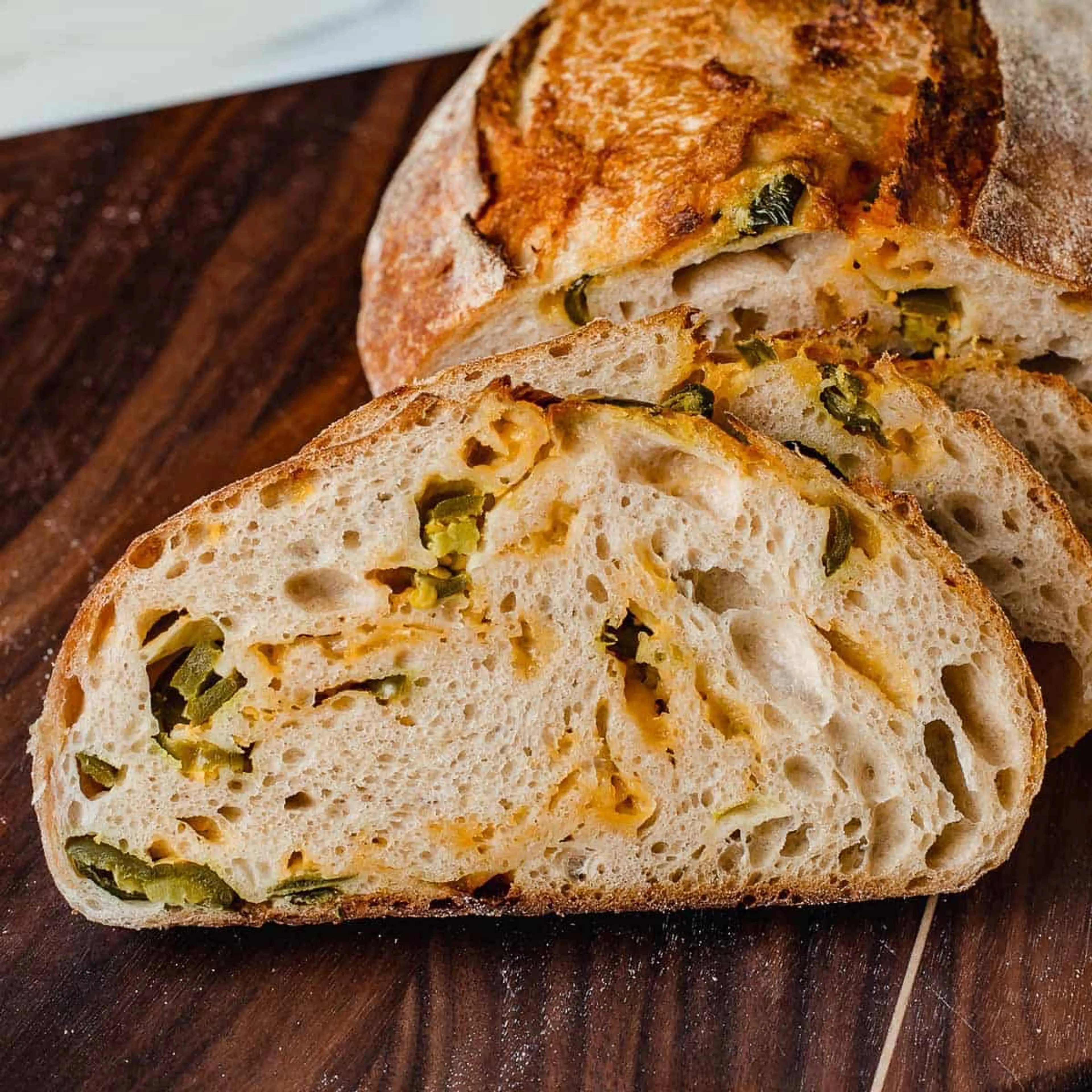 Jalapeño Cheddar Sourdough Bread Recipe
