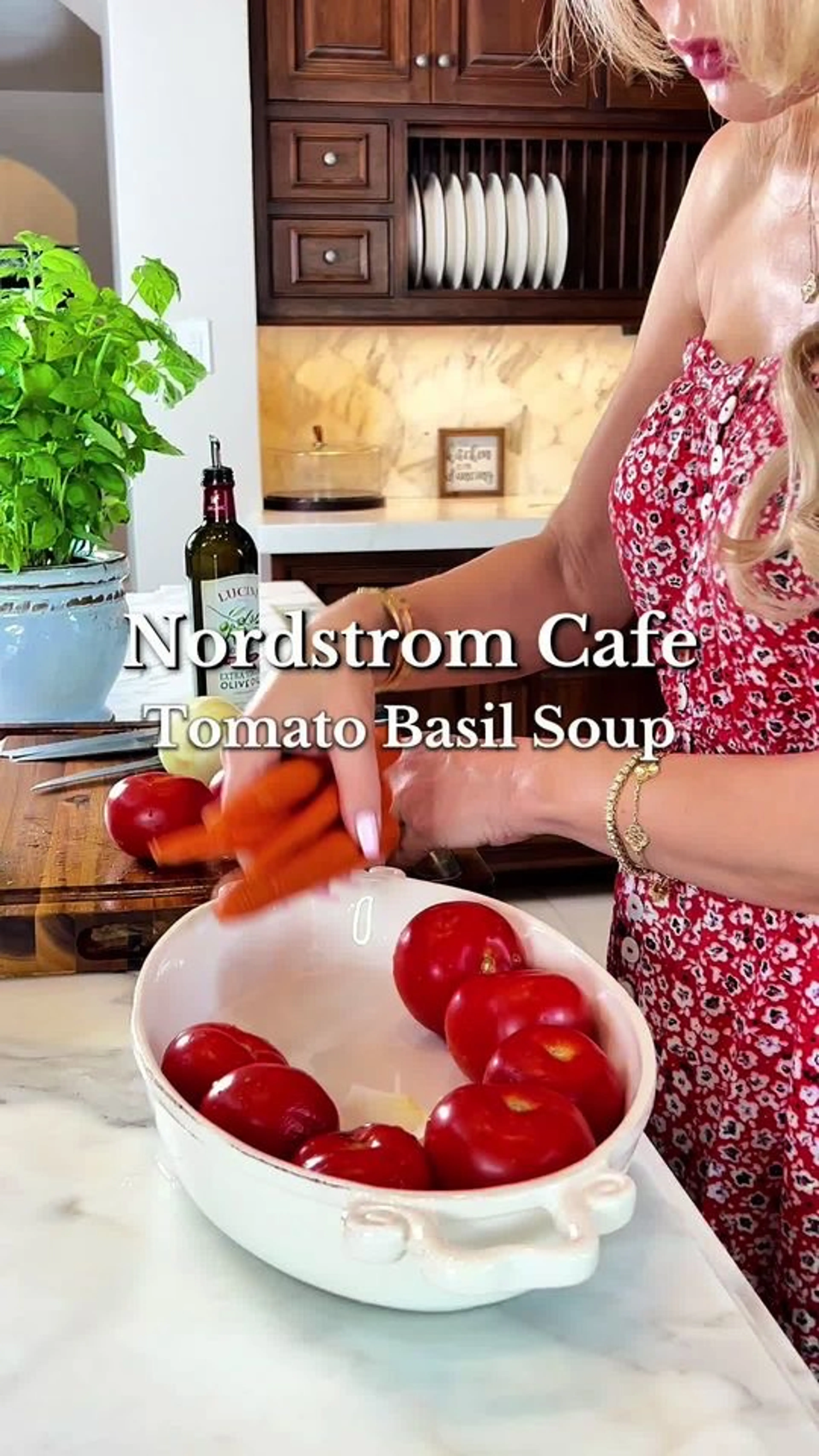 The Iconic Tomato Basil Soup, but Homemade