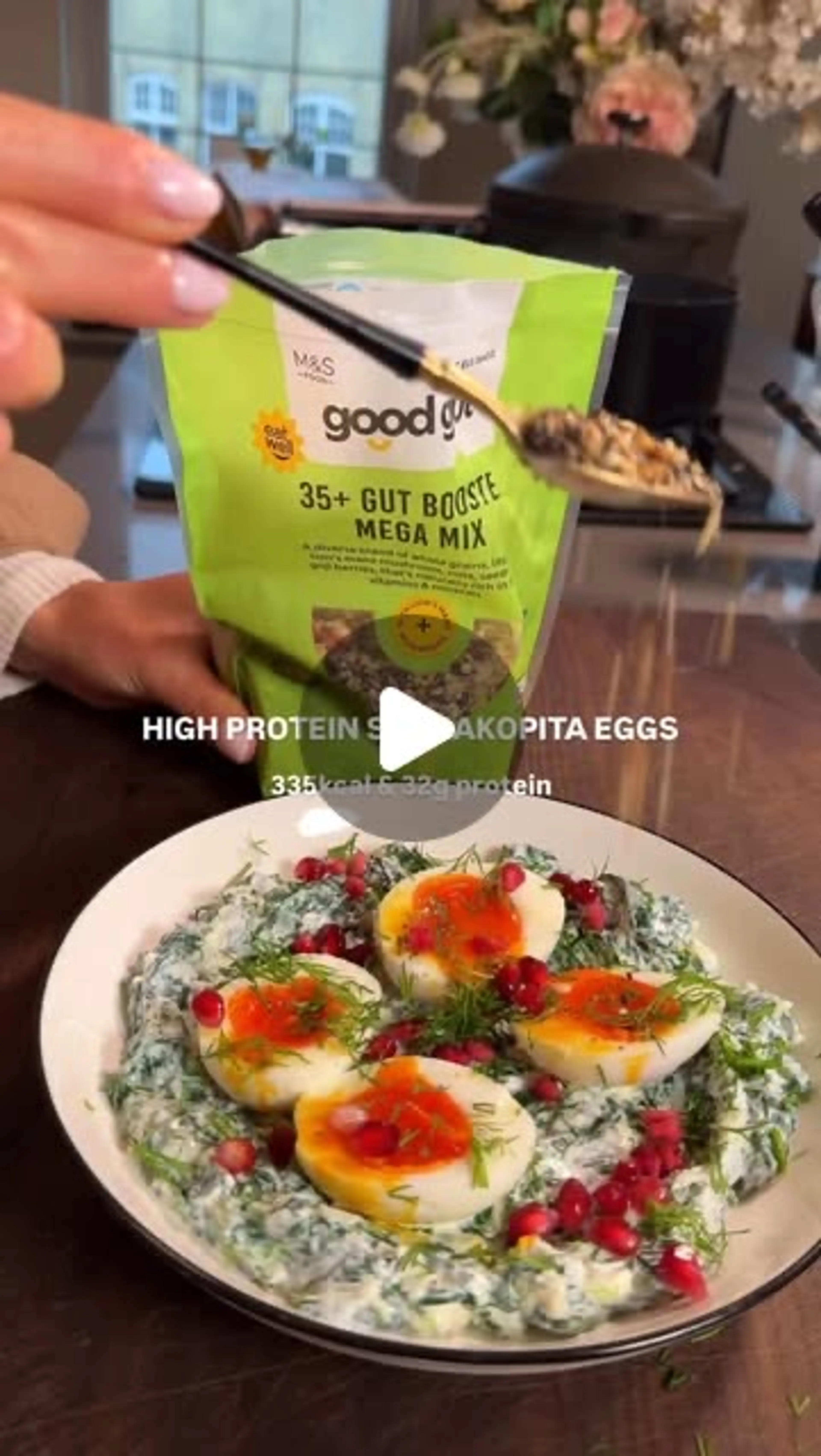 High Protein Spanakopita Eggs
