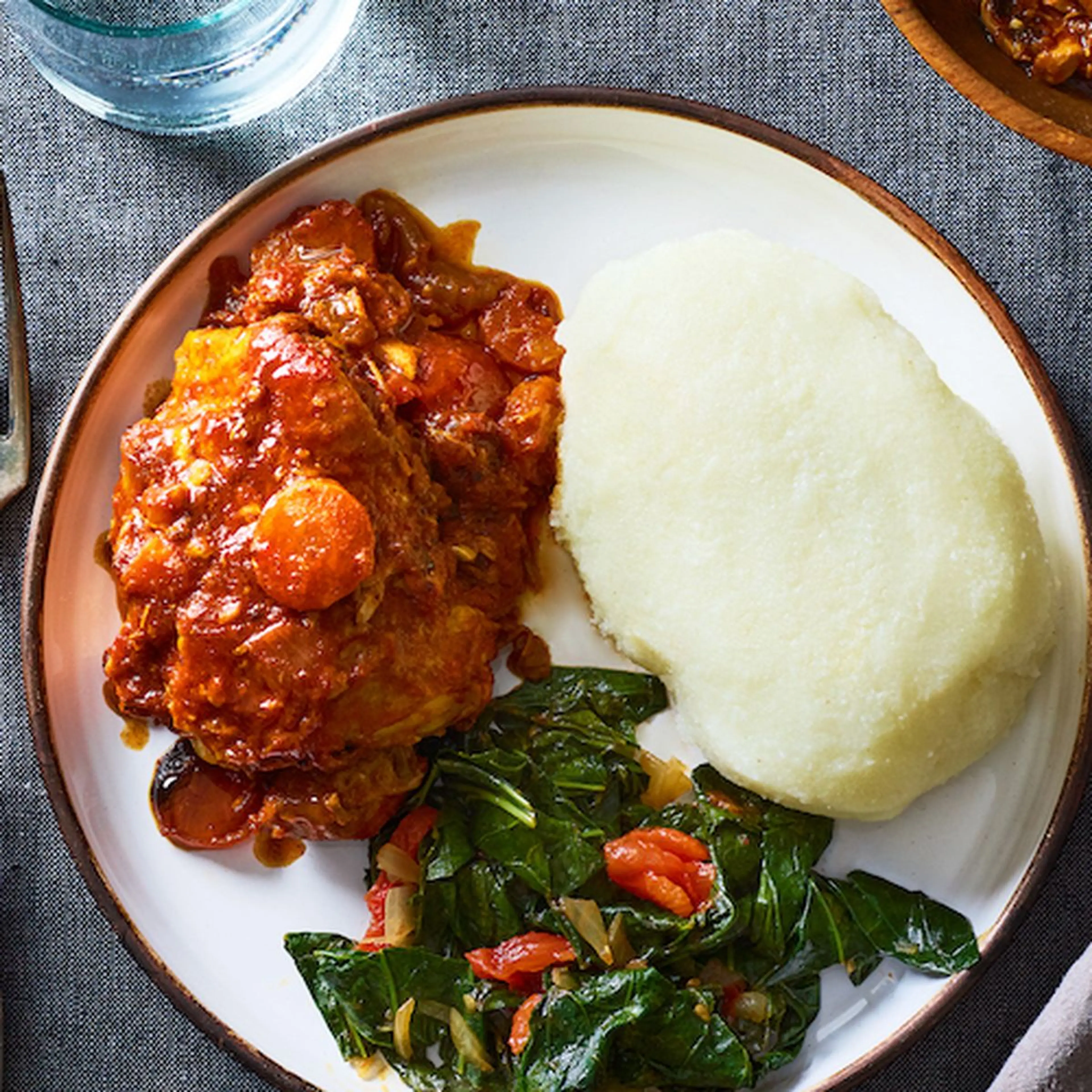 Malawian Chicken Curry With Nsima