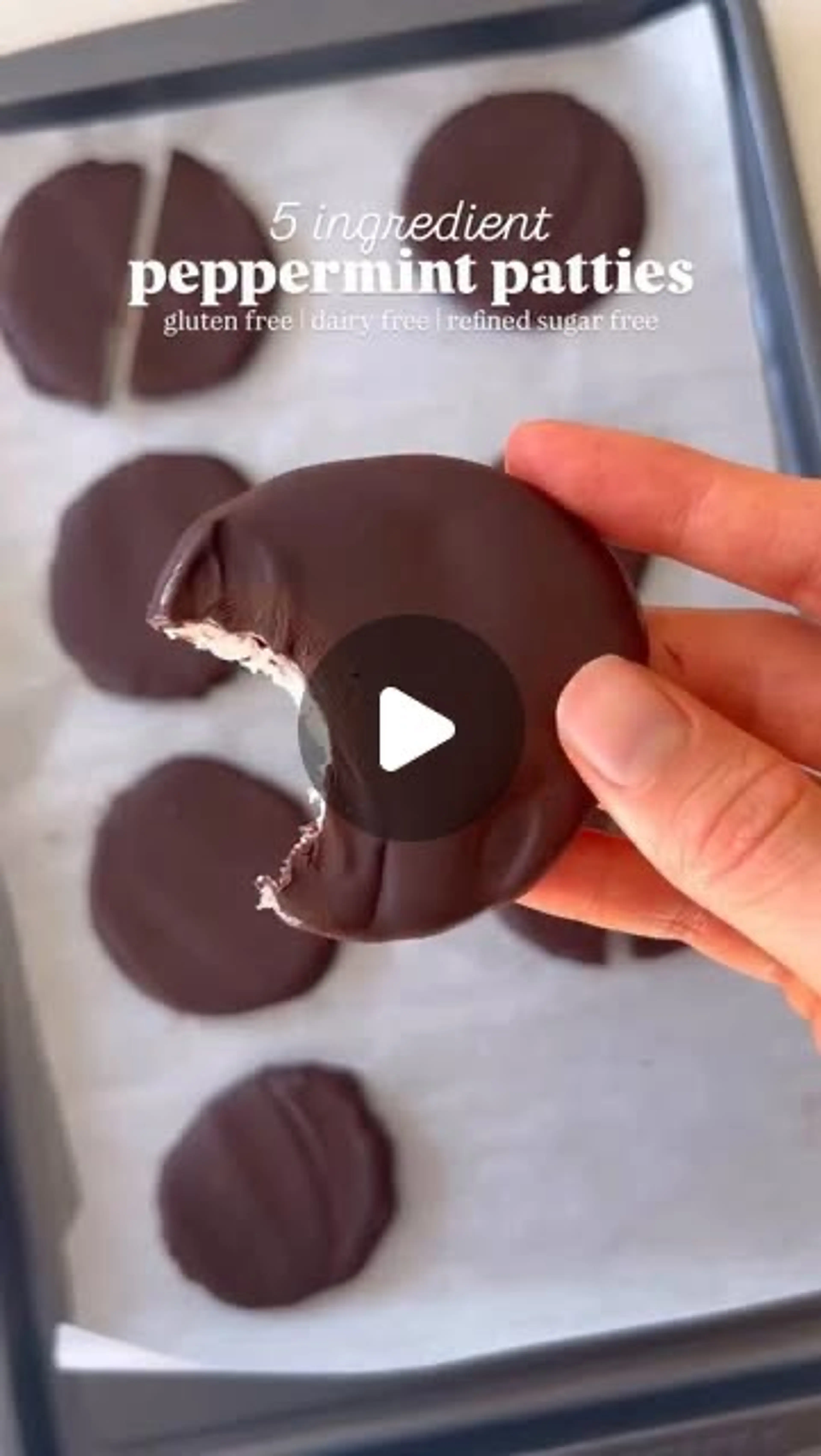 Peppermint Patties w/ 5-ingredients