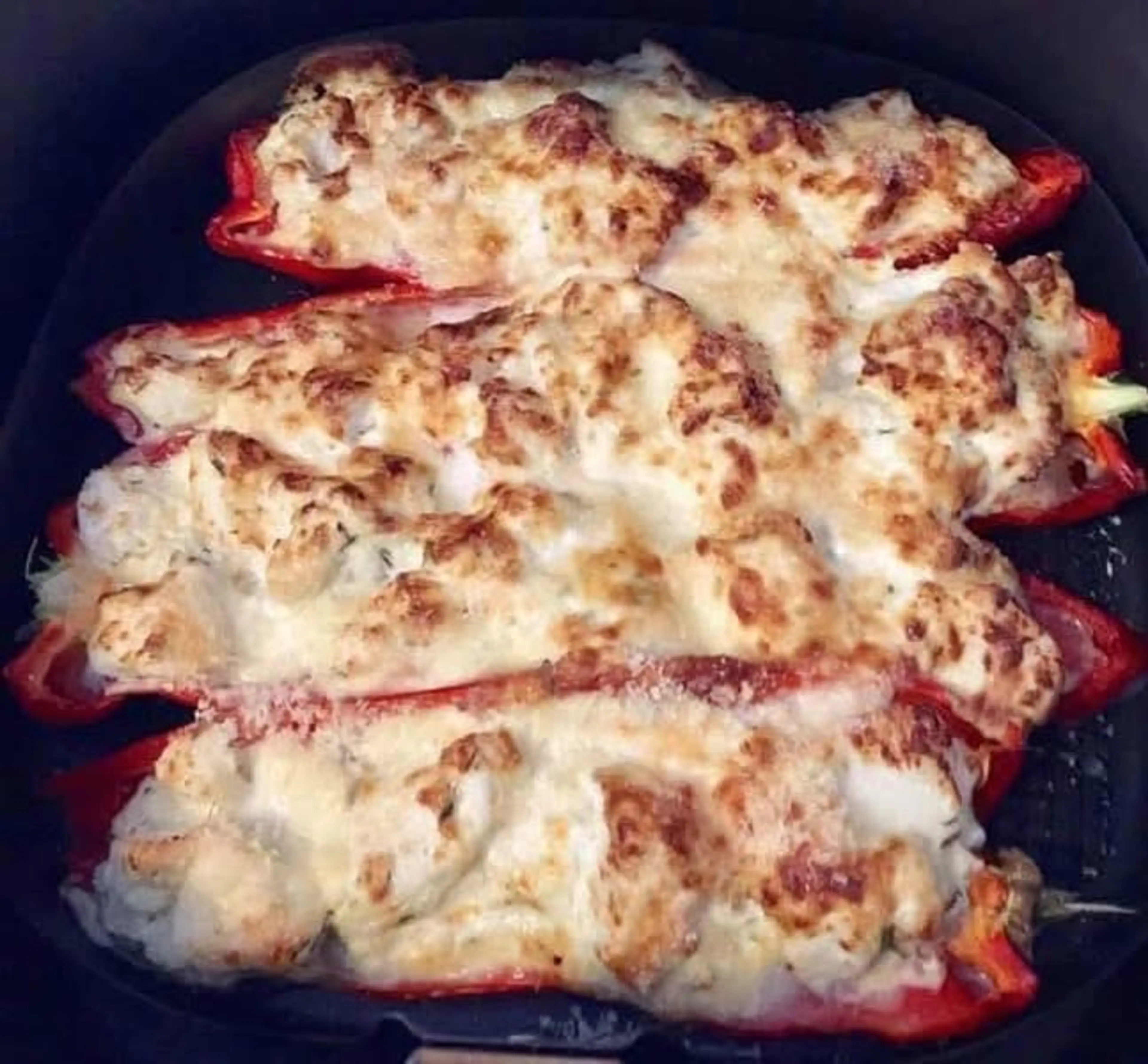 Gevulde Puntpaprika’s Met Kabeljauw