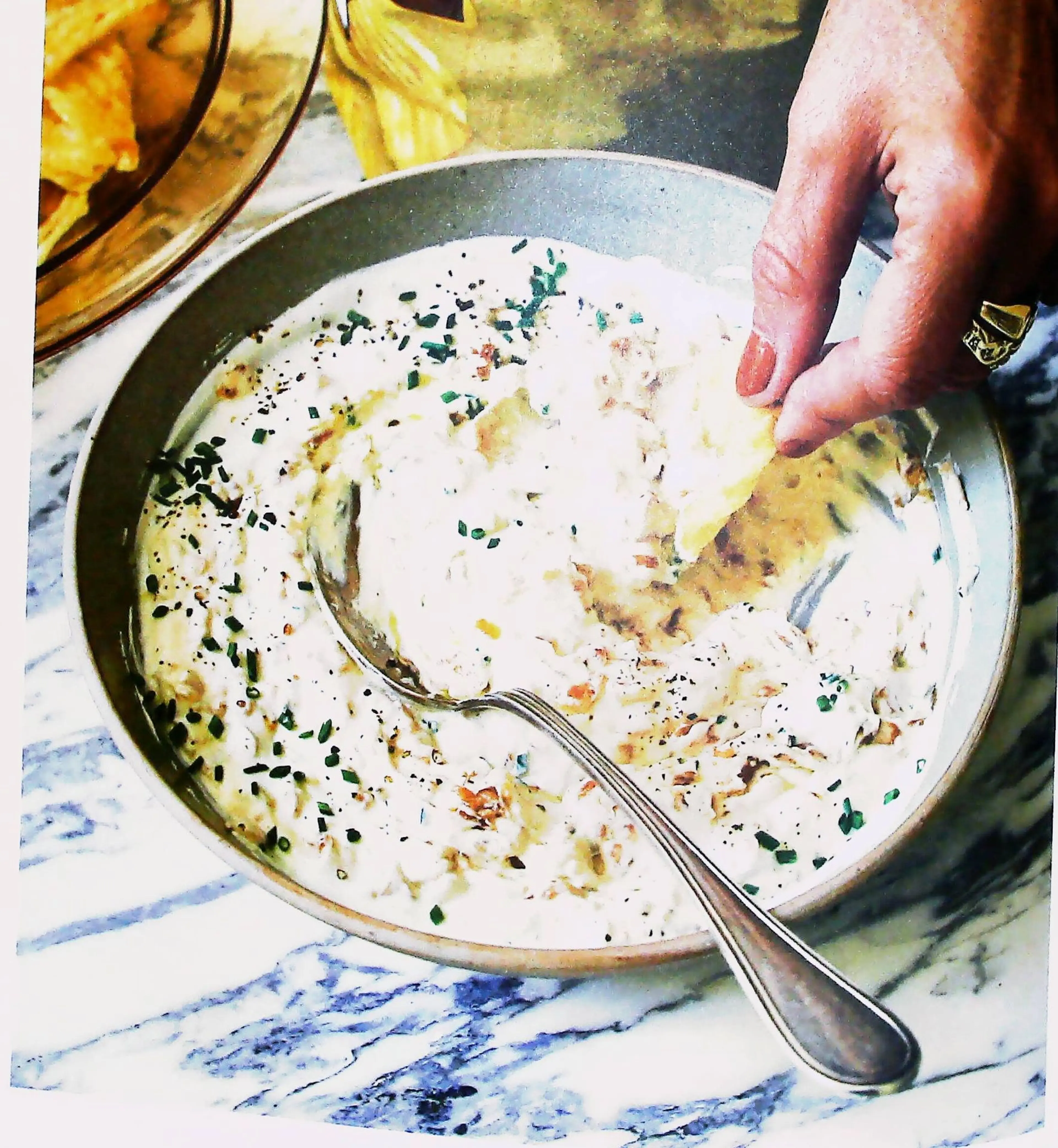 Miso and Labne Onion Dip