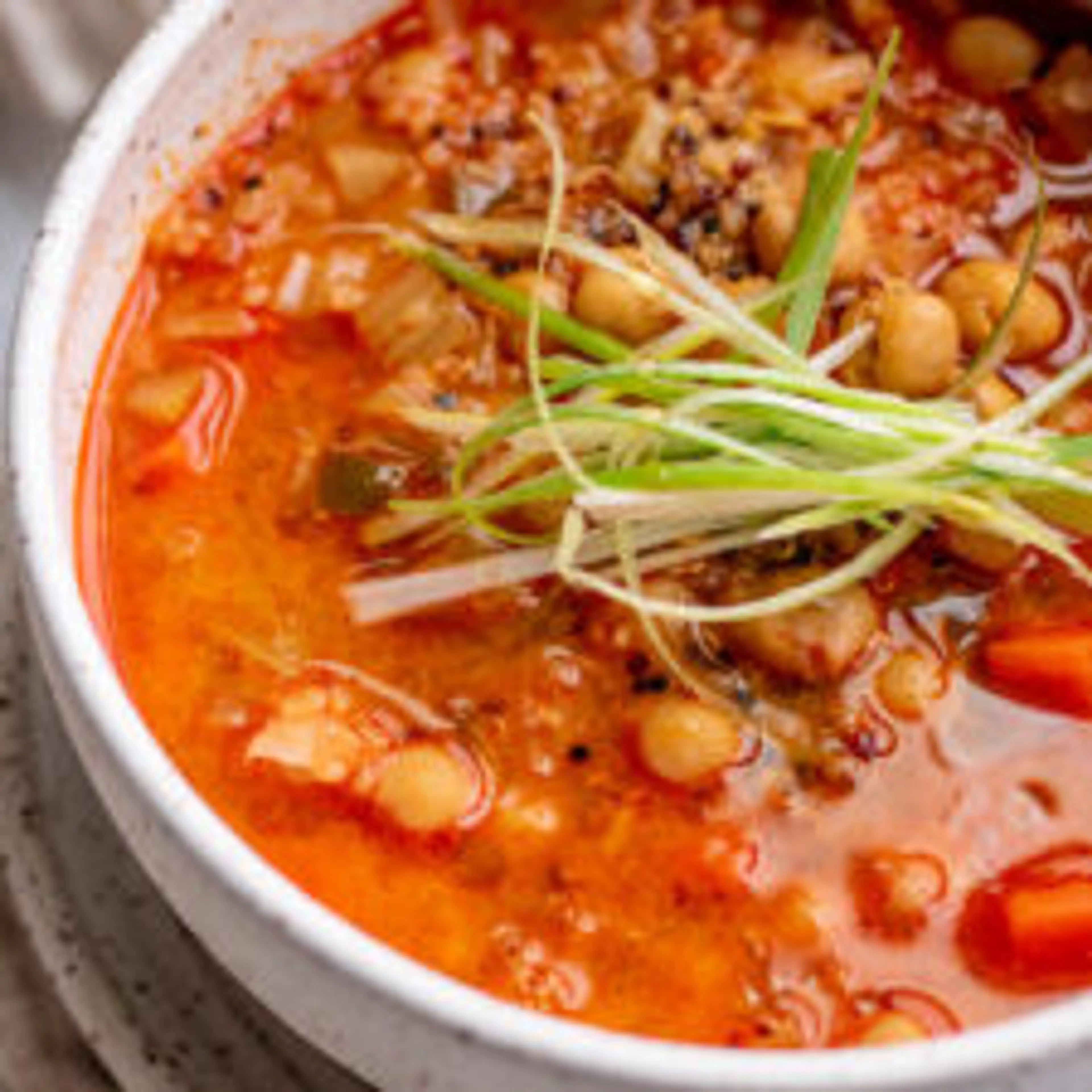 Gochujang Chickpea Soup