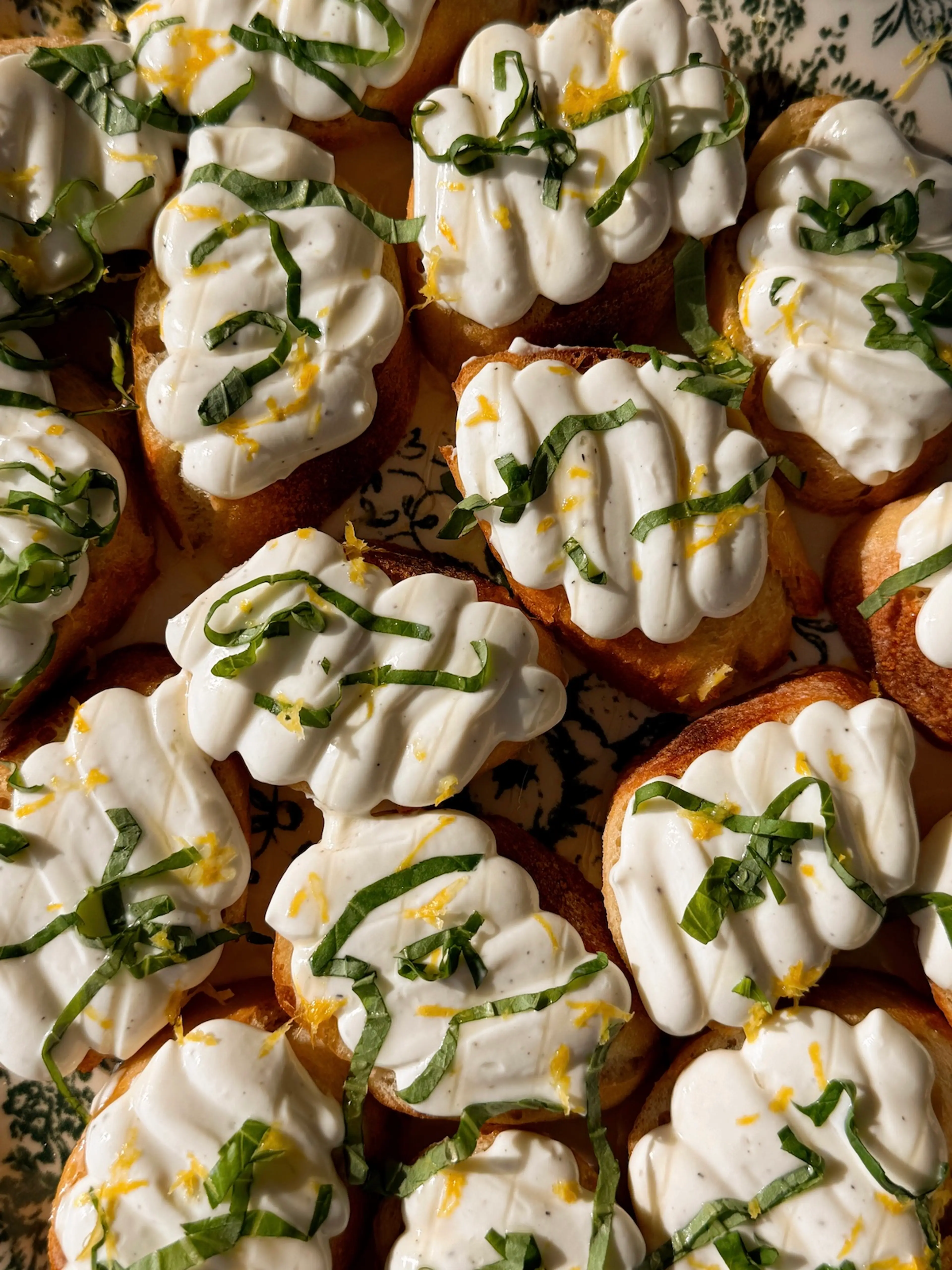 Whipped Honey Ricotta Crostini