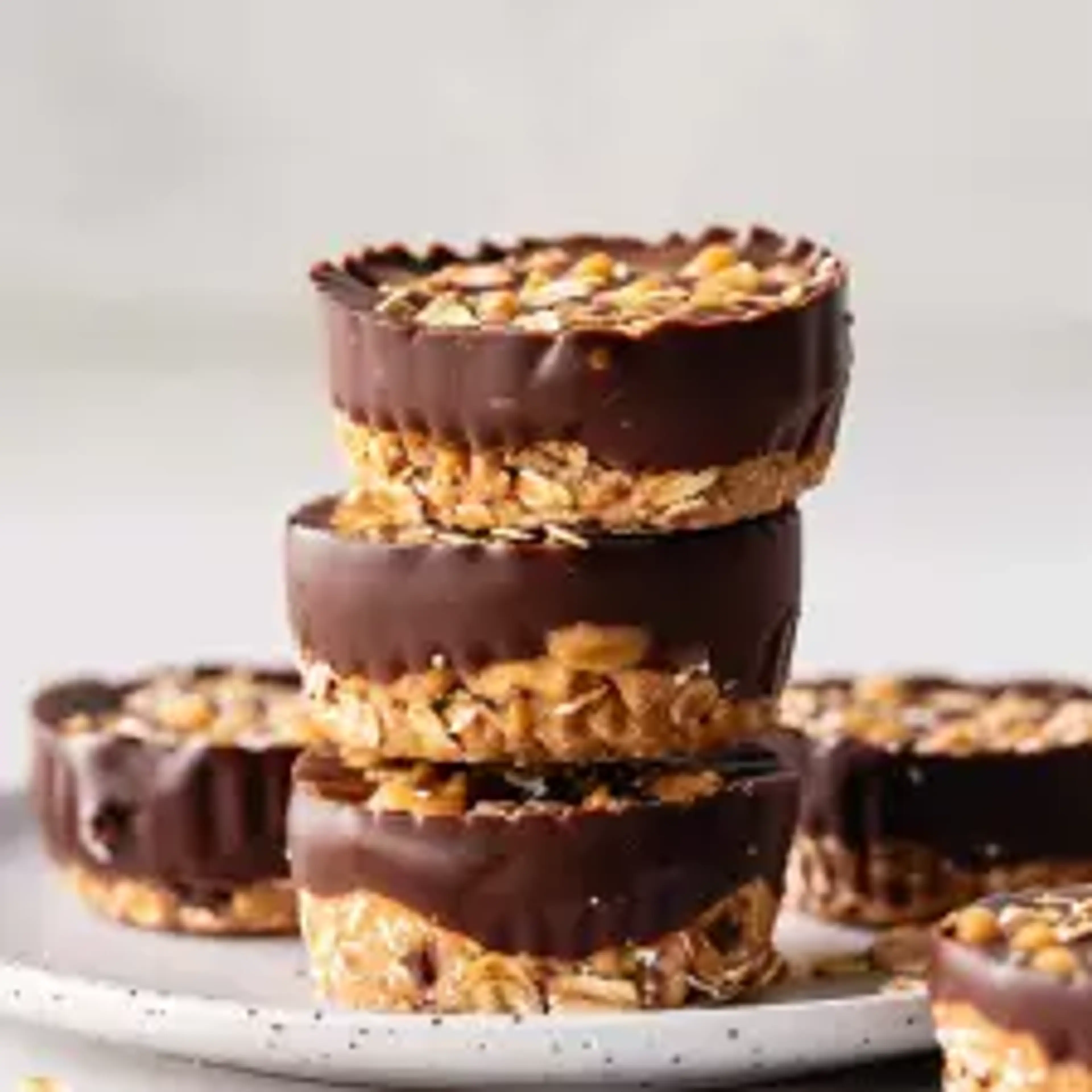 No-Bake Peanut Butter Oat Cups