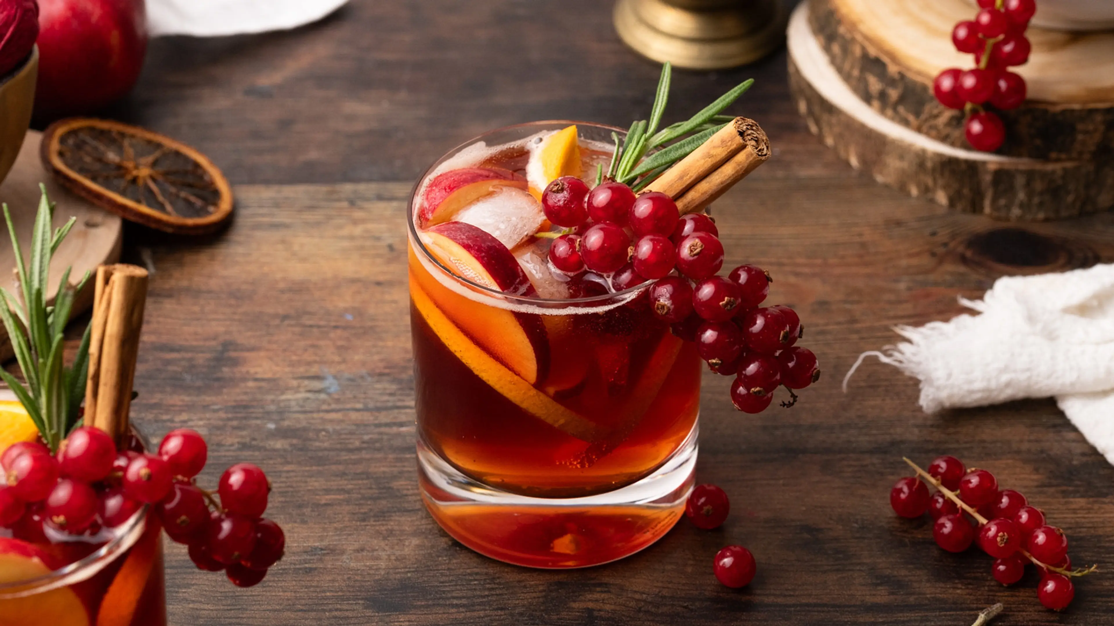Wintry Christmas Pimm's Cup Cocktail Recipe