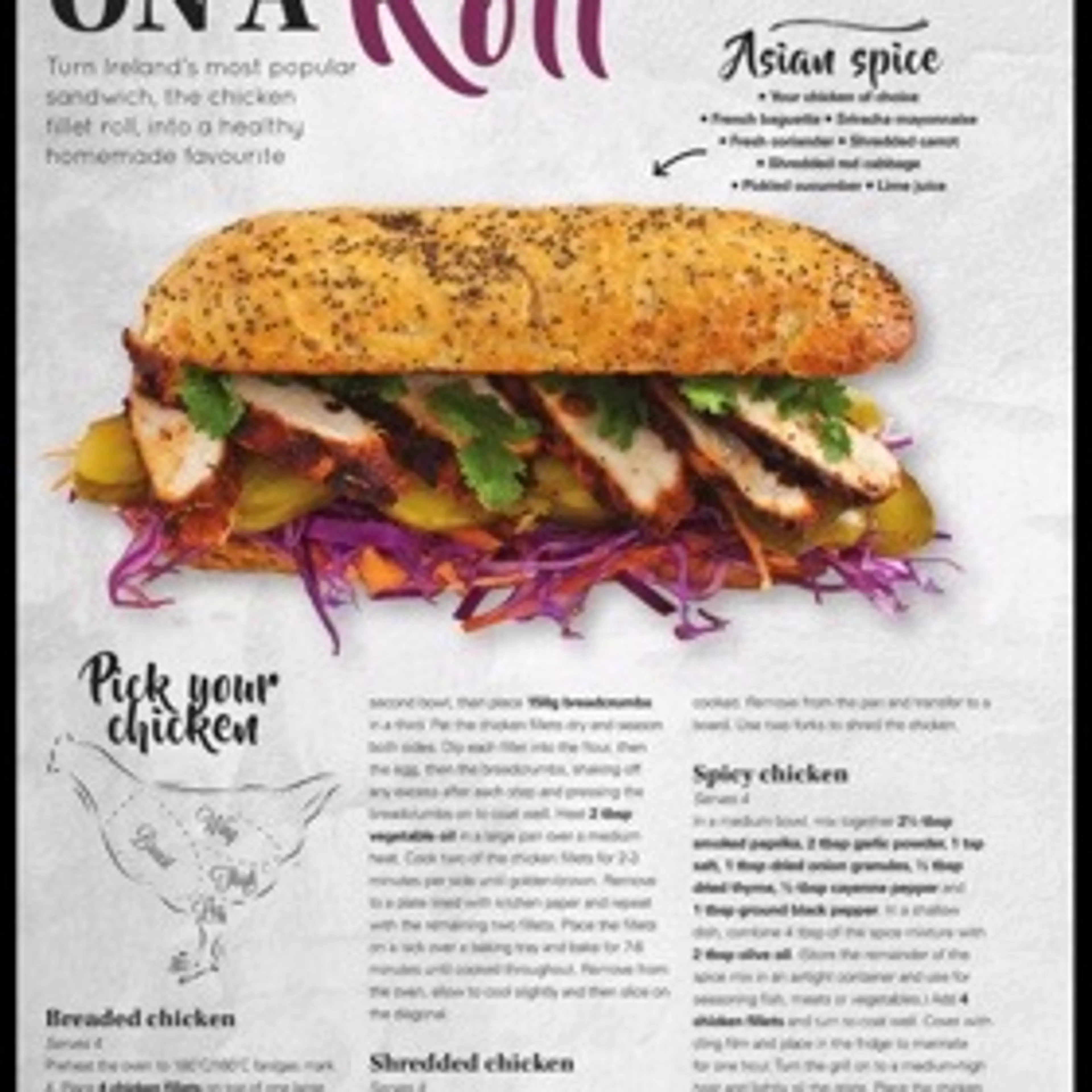 Chicken a Sandwich Ideas
