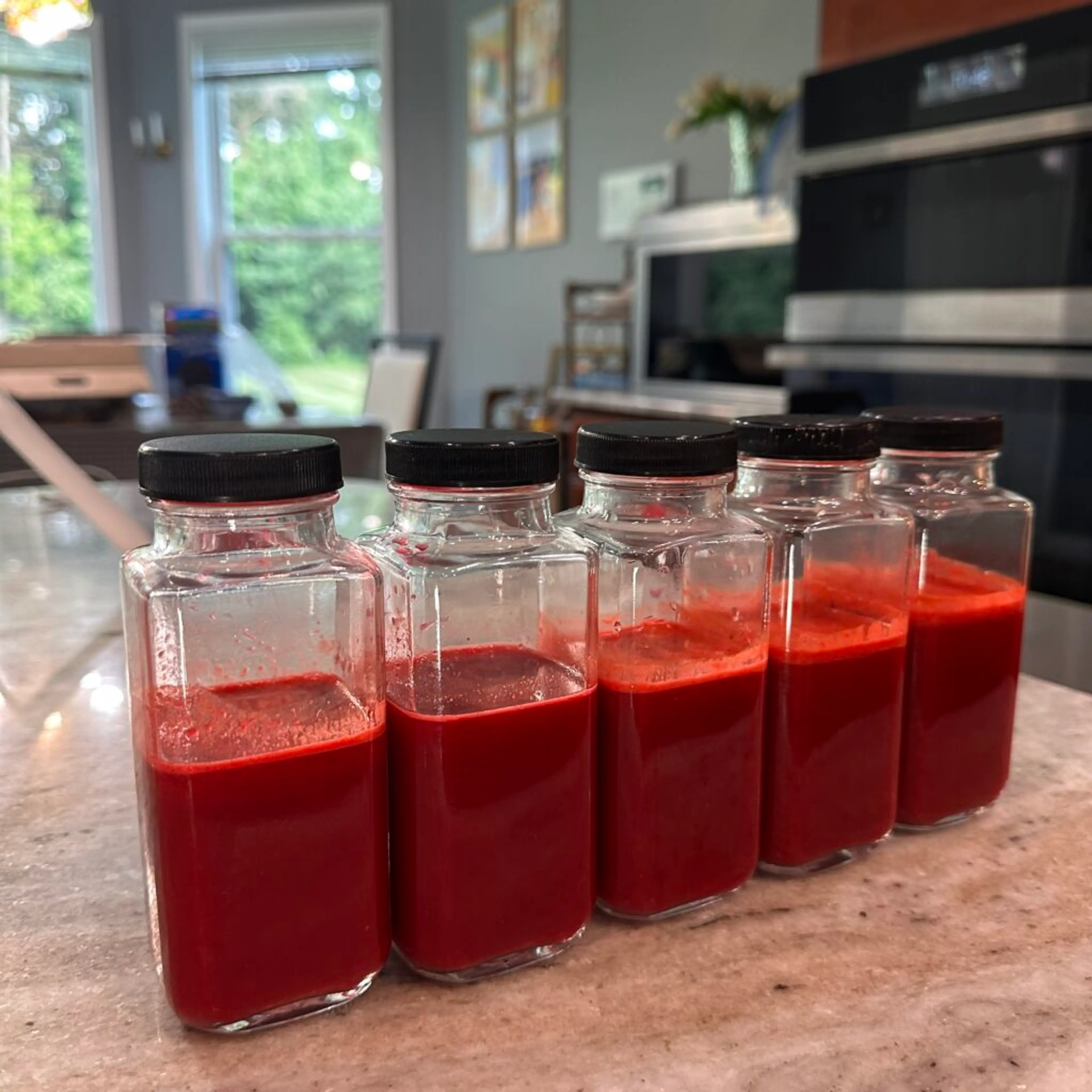 Beetroot Juice Shots (with Apple, Carrot & Ginger)