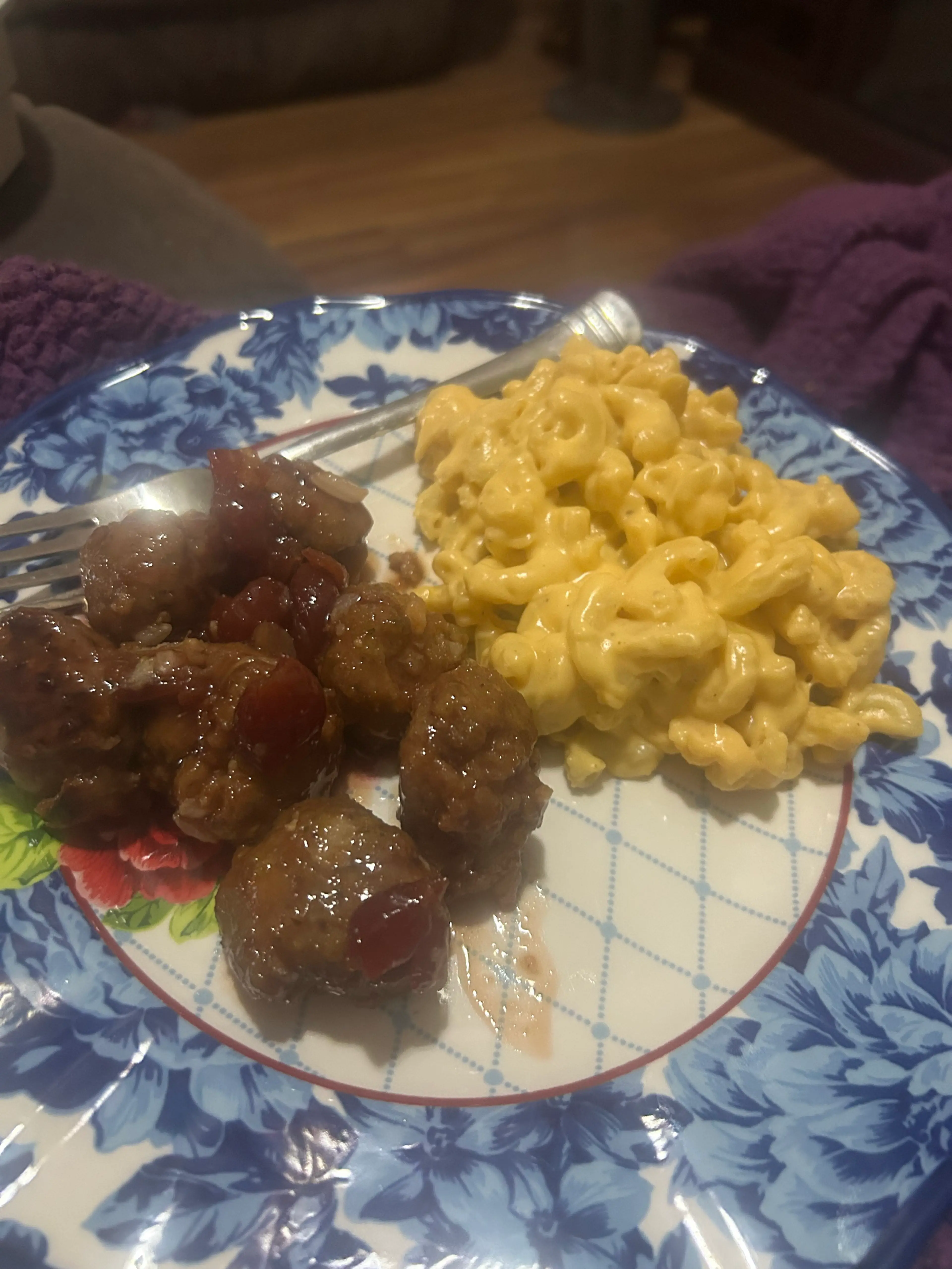 Cherry jam meatballs (oven