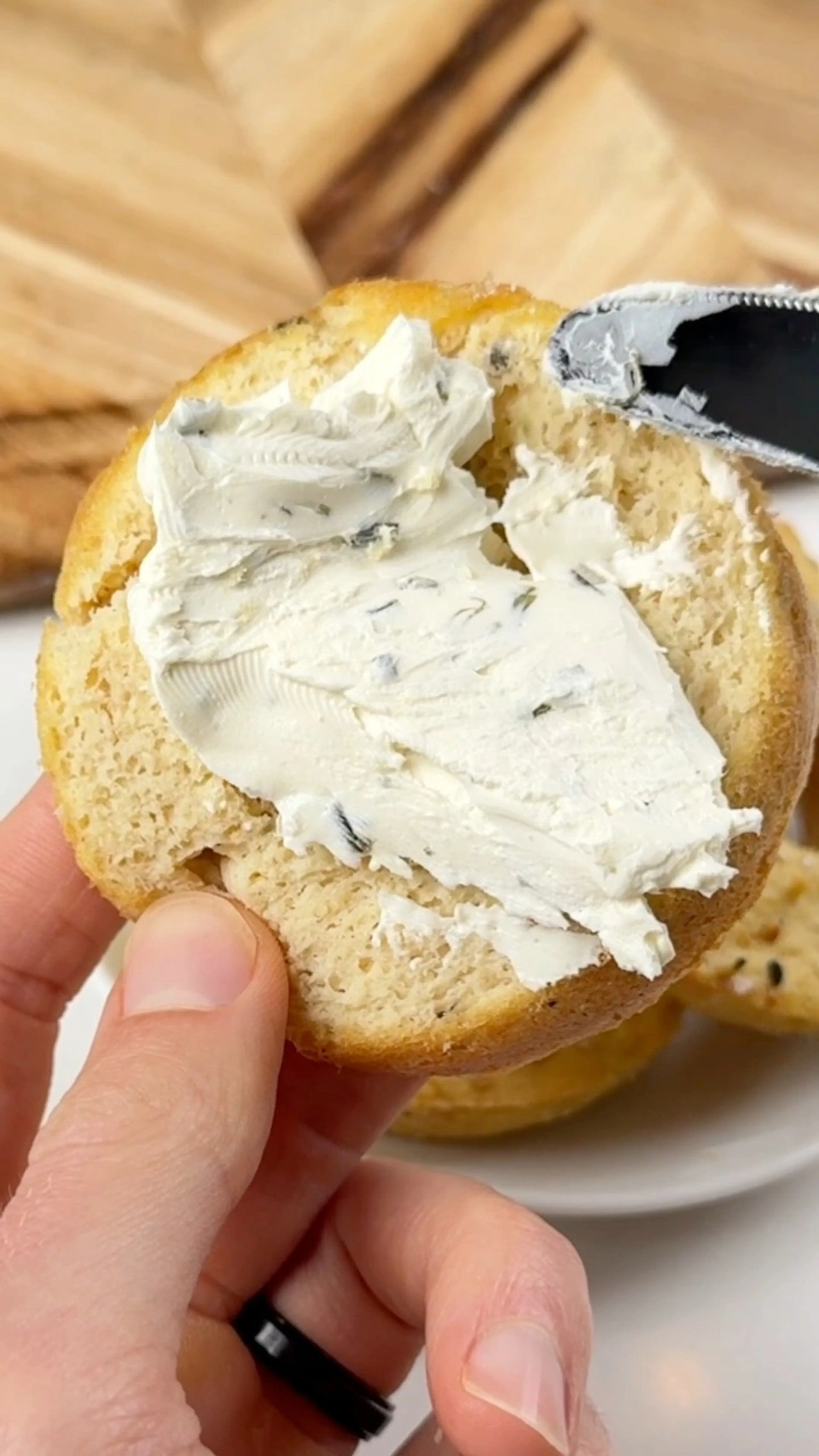 Protein Tuna Bagels