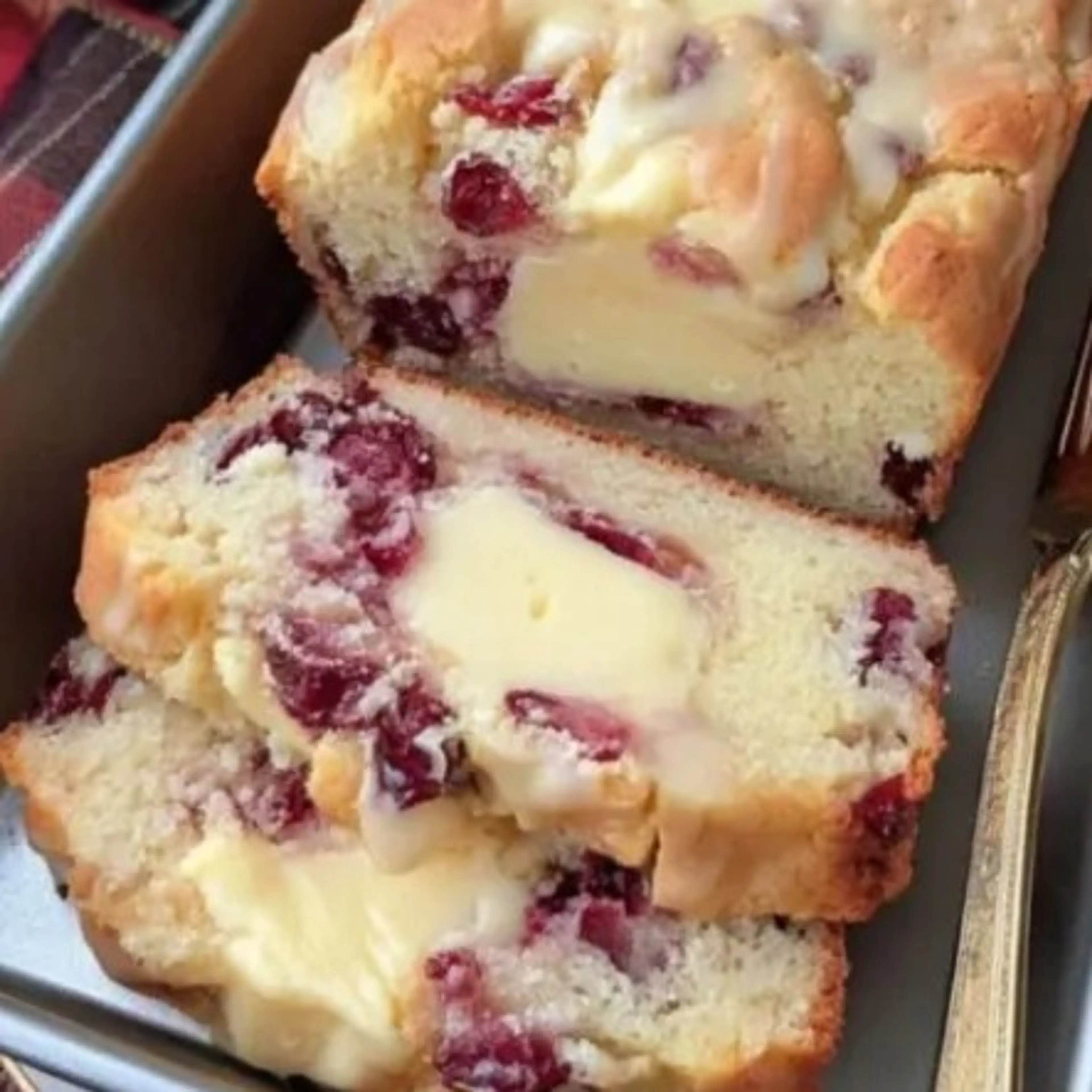 Cream Cheese Cranberry Loaf