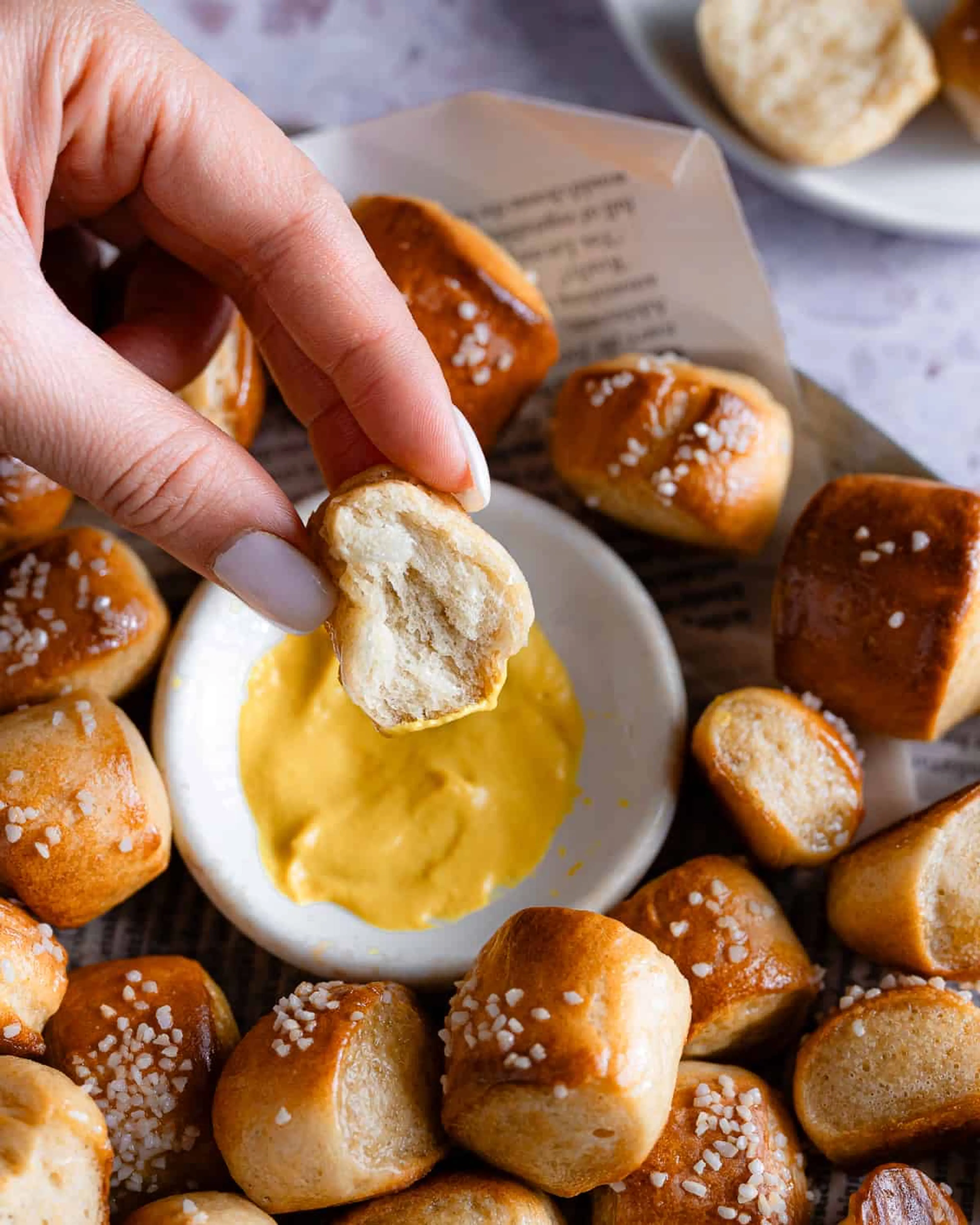 Sourdough Discard Pretzel Bites Recipe